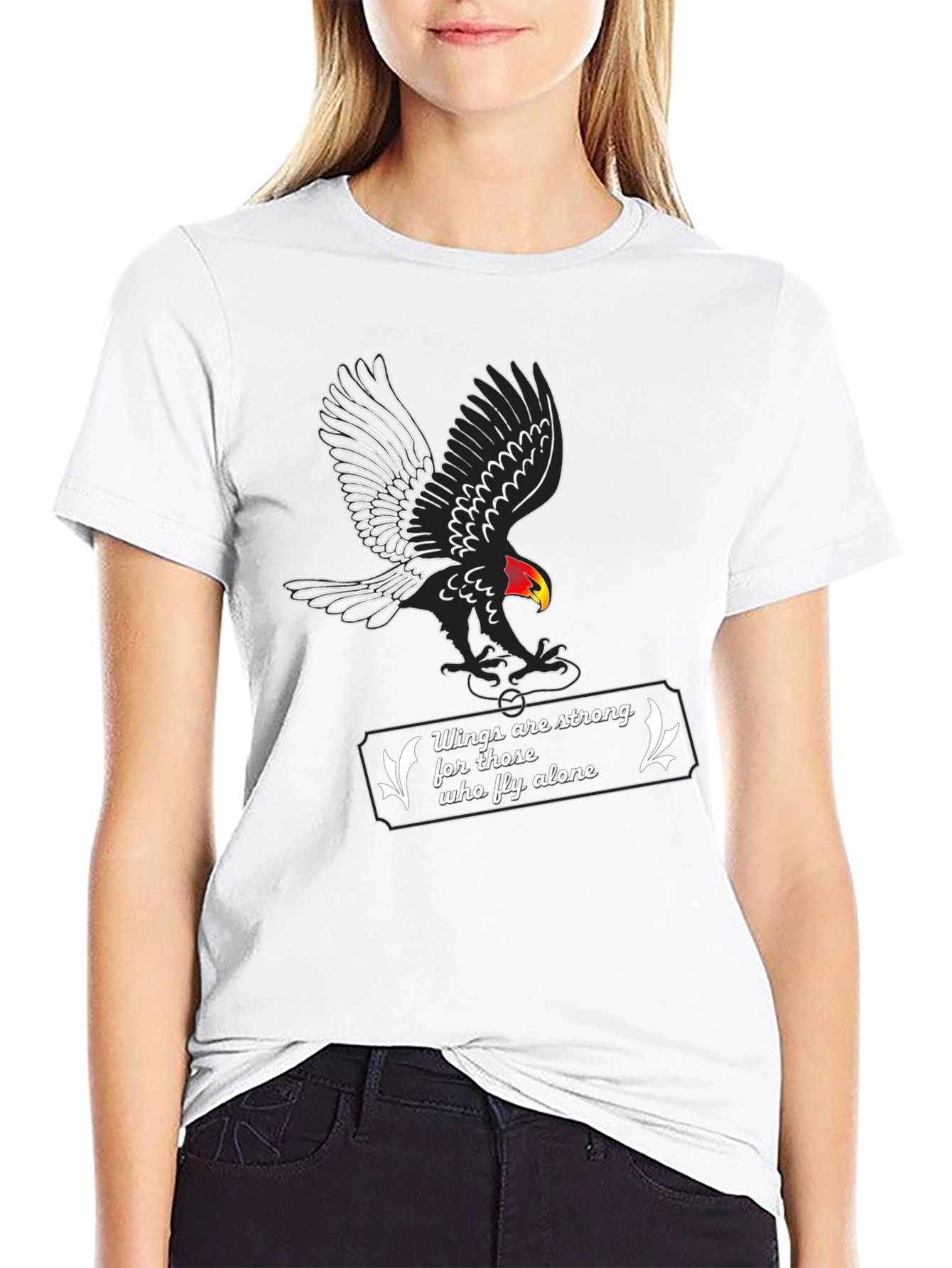 Eagle Wings Tee - Strong & Alone