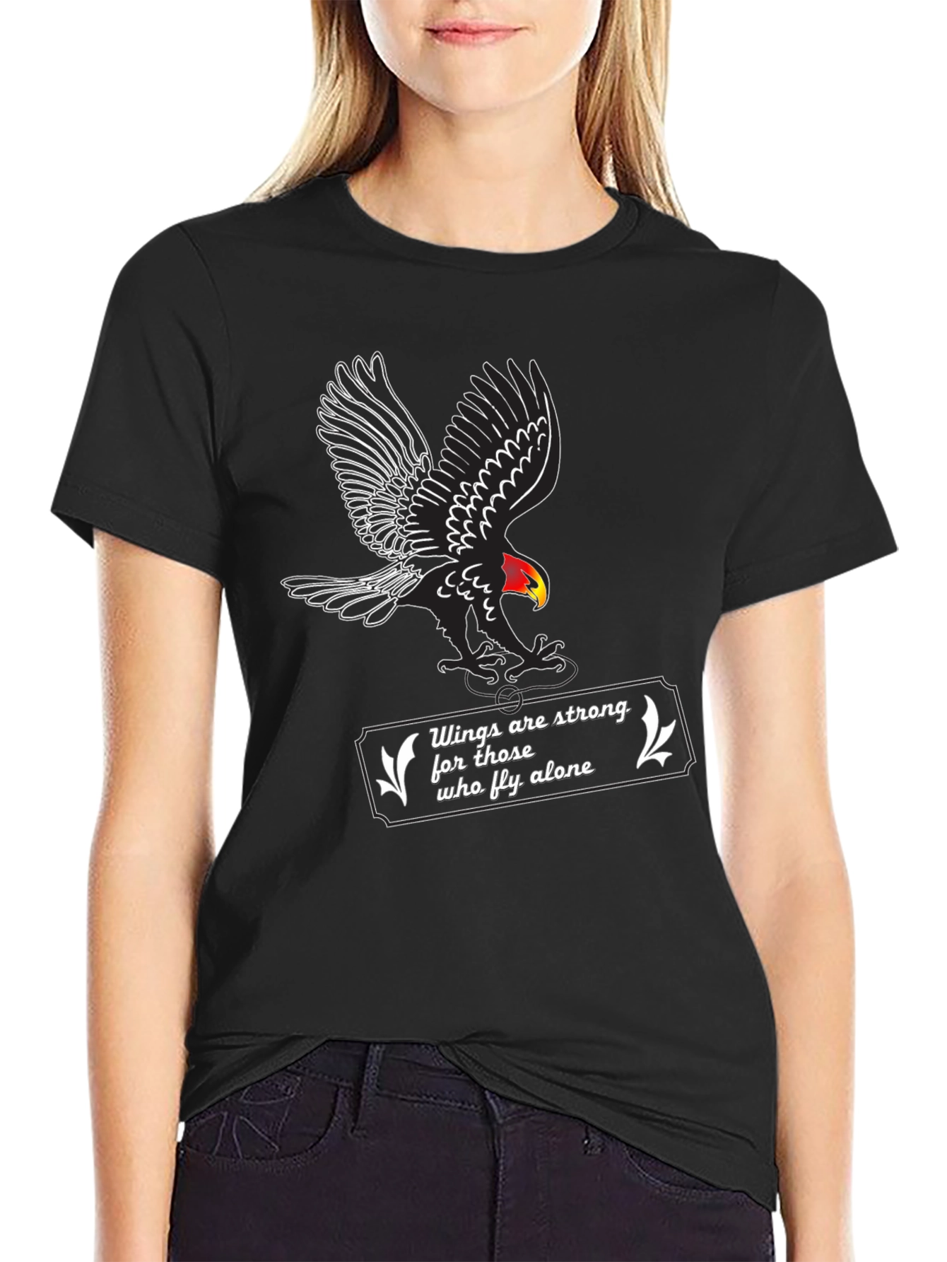 Eagle Wings Tee - Strong & Alone
