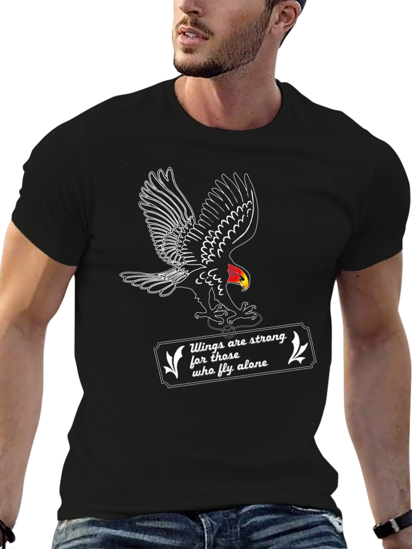 Eagle Wings Tee - Strong & Alone