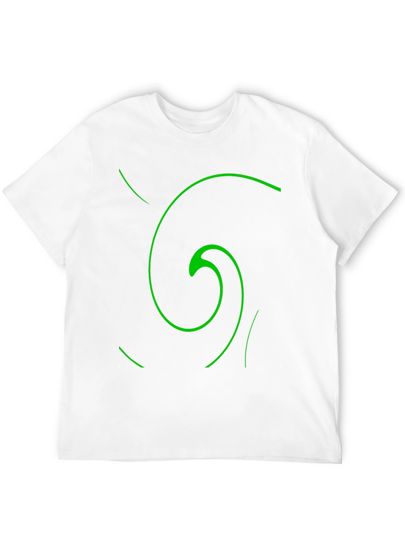 Spiral Graphic Black T-Shirt