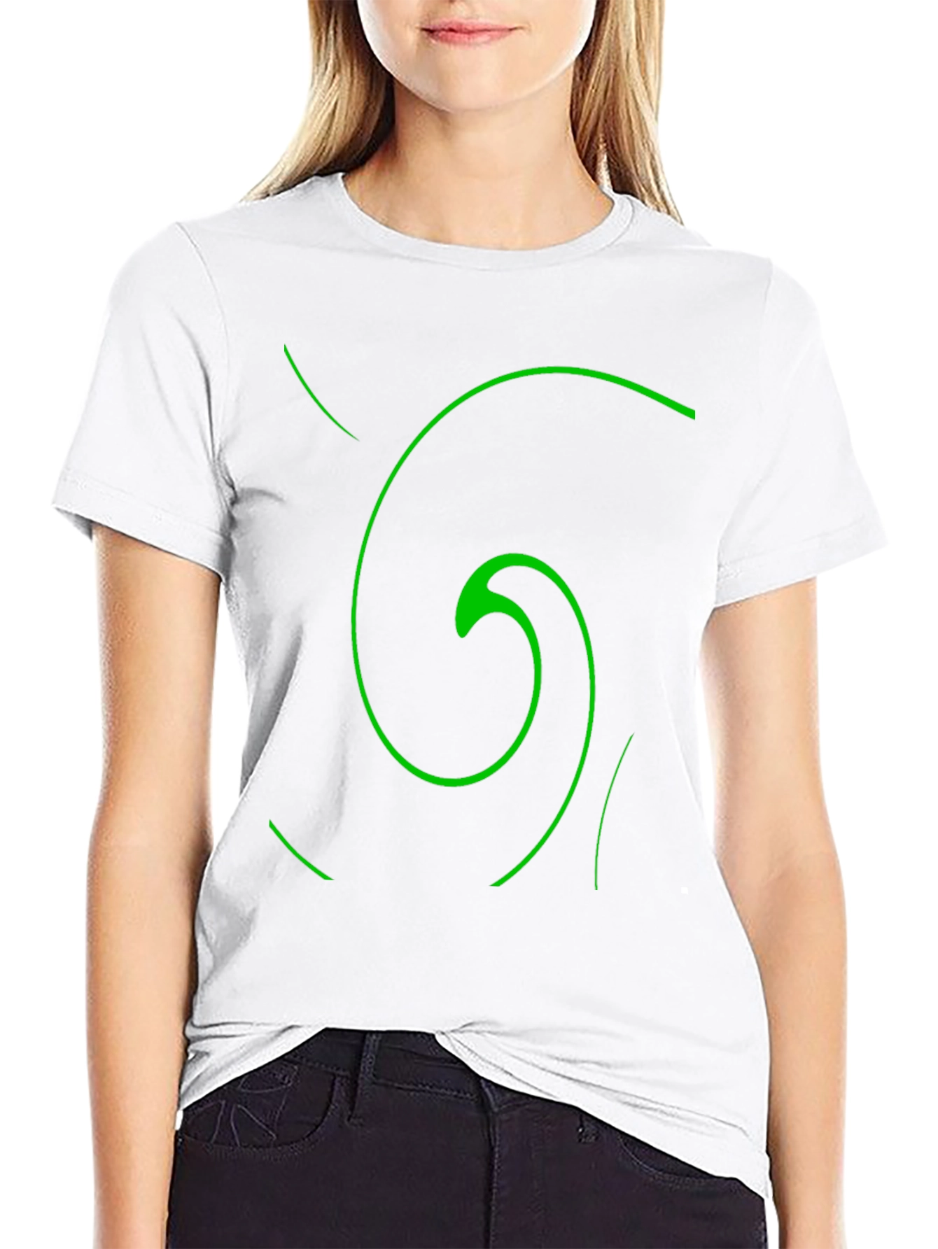 Spiral Graphic Black T-Shirt