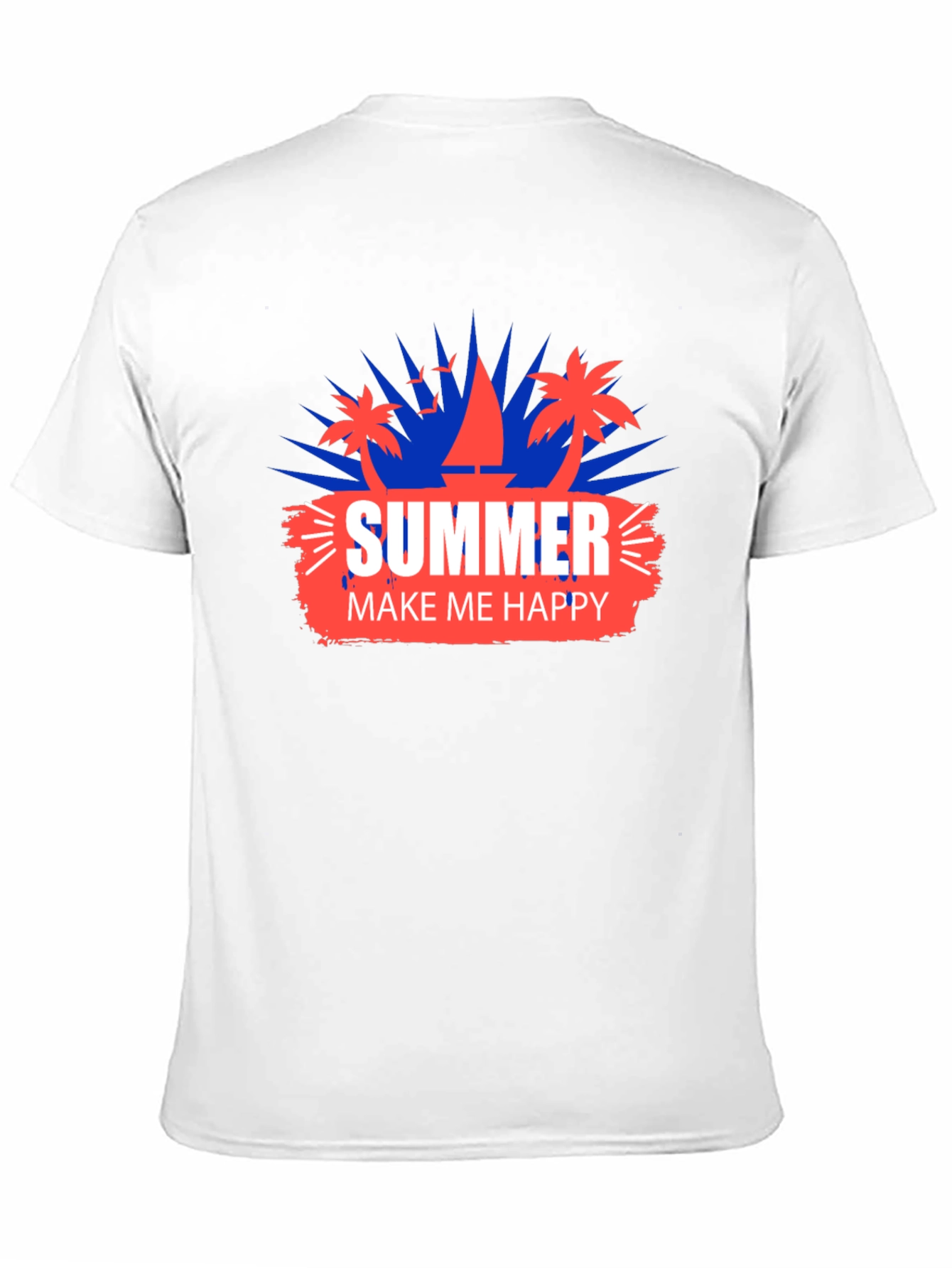 Summer Make Me Happy Graphic T-Shirt