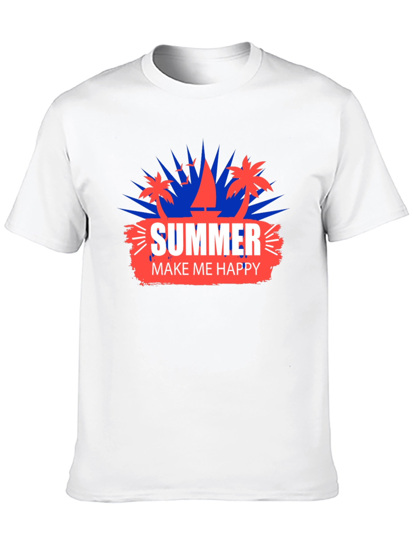 Summer Make Me Happy Graphic T-Shirt