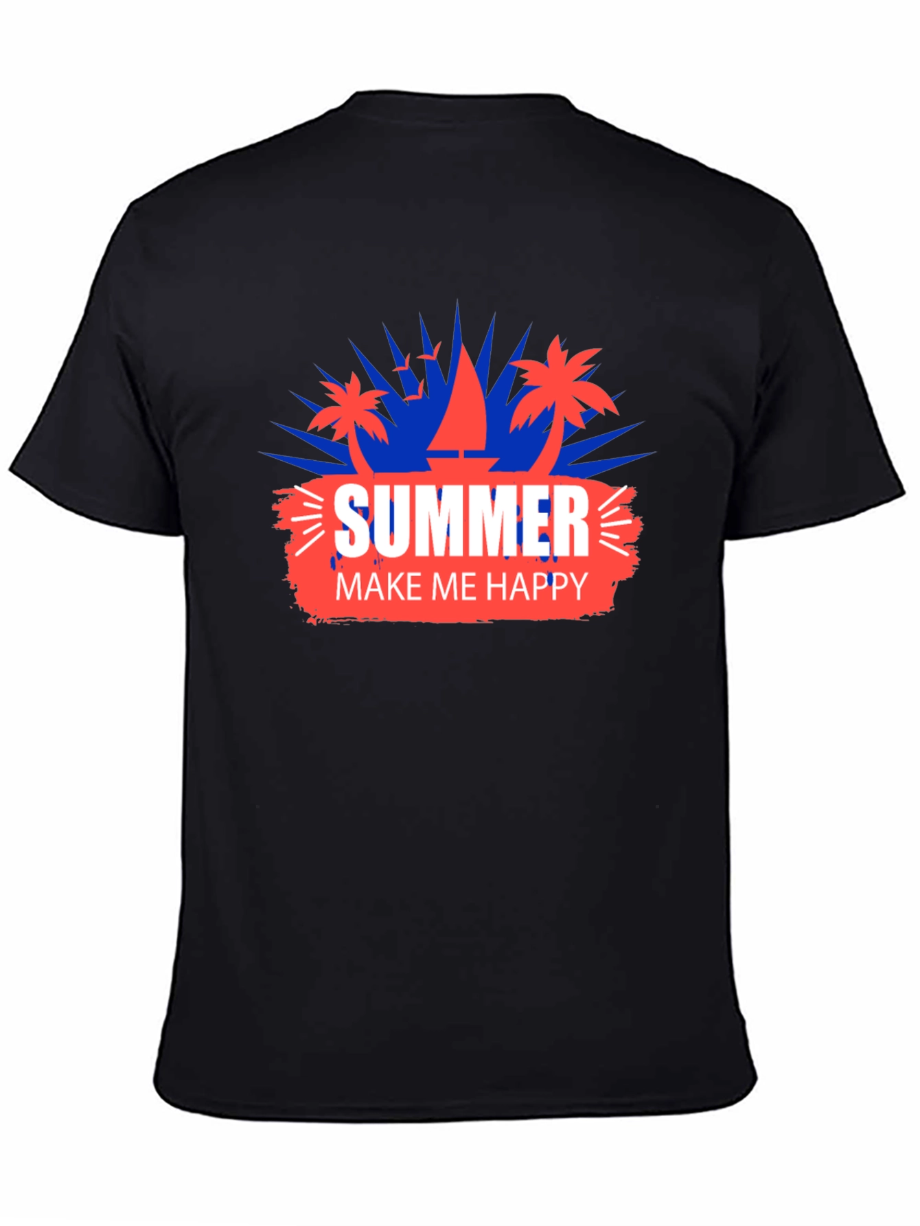 Summer Make Me Happy Graphic T-Shirt