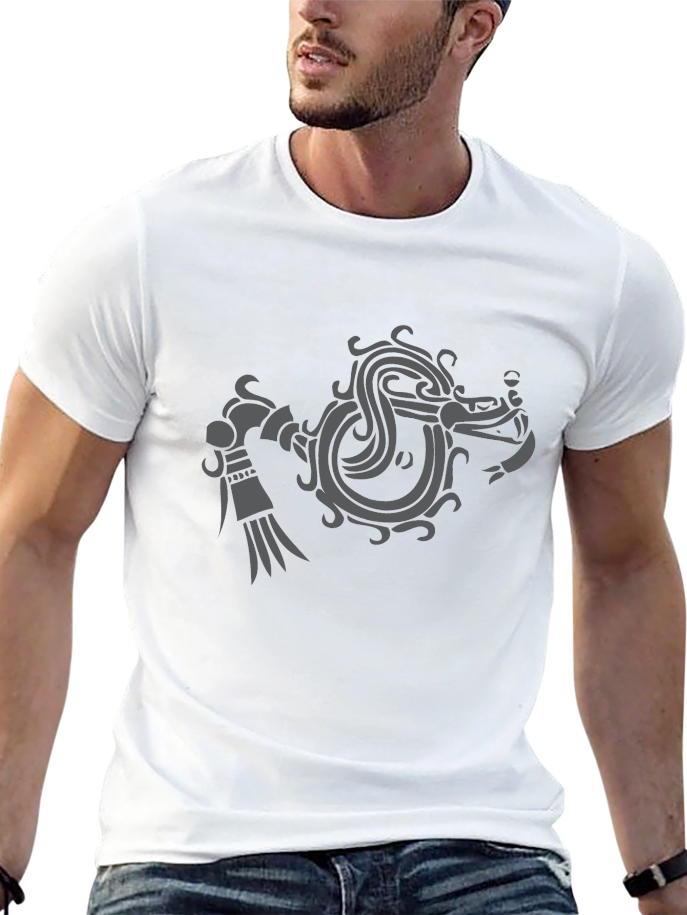 Viking Dragon Graphic Tee