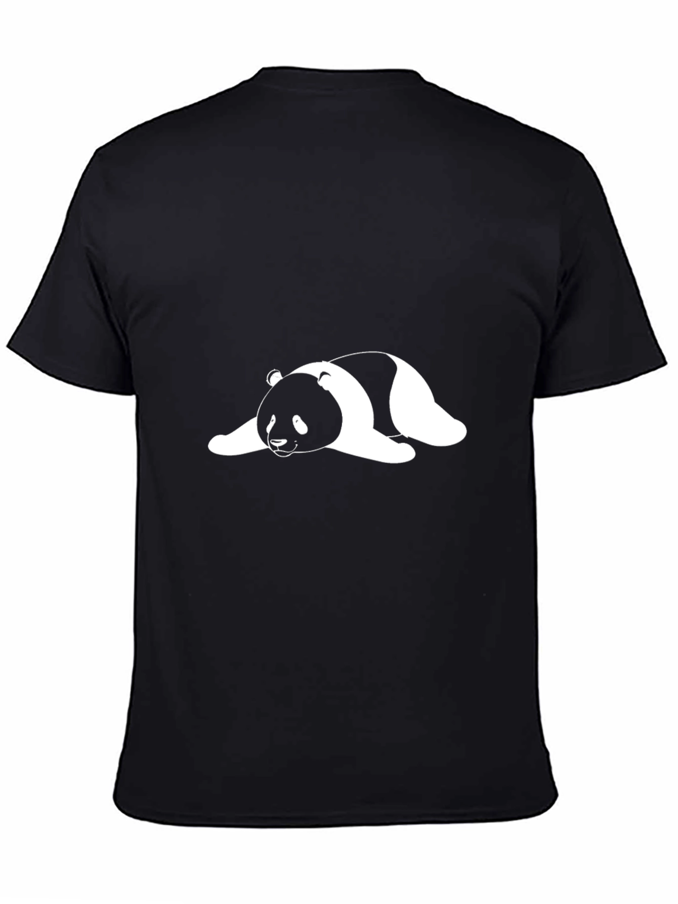 Cool Panda Graphic T-Shirt - Casual Black Tee
