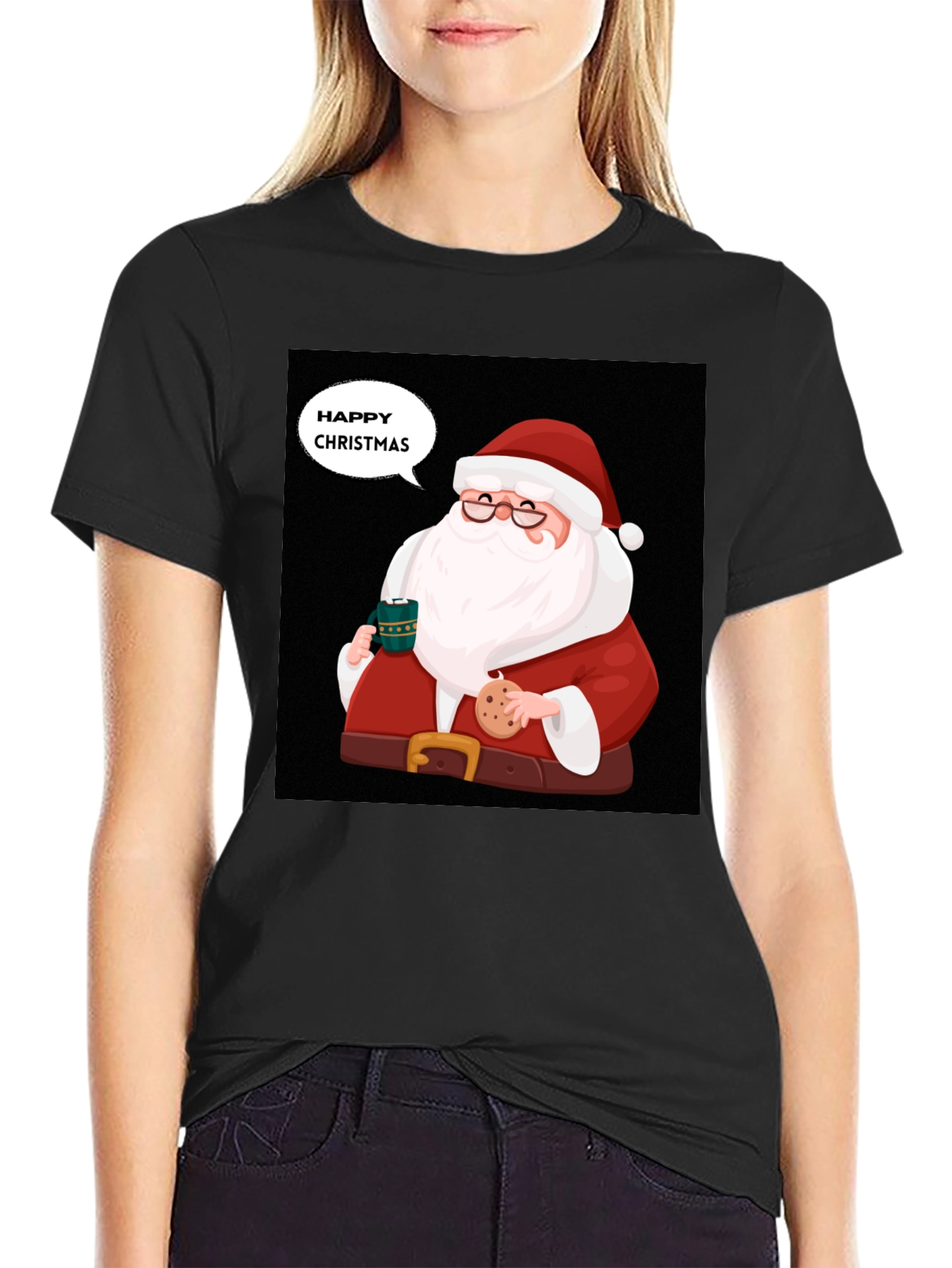 Festive Santa Christmas T-Shirt