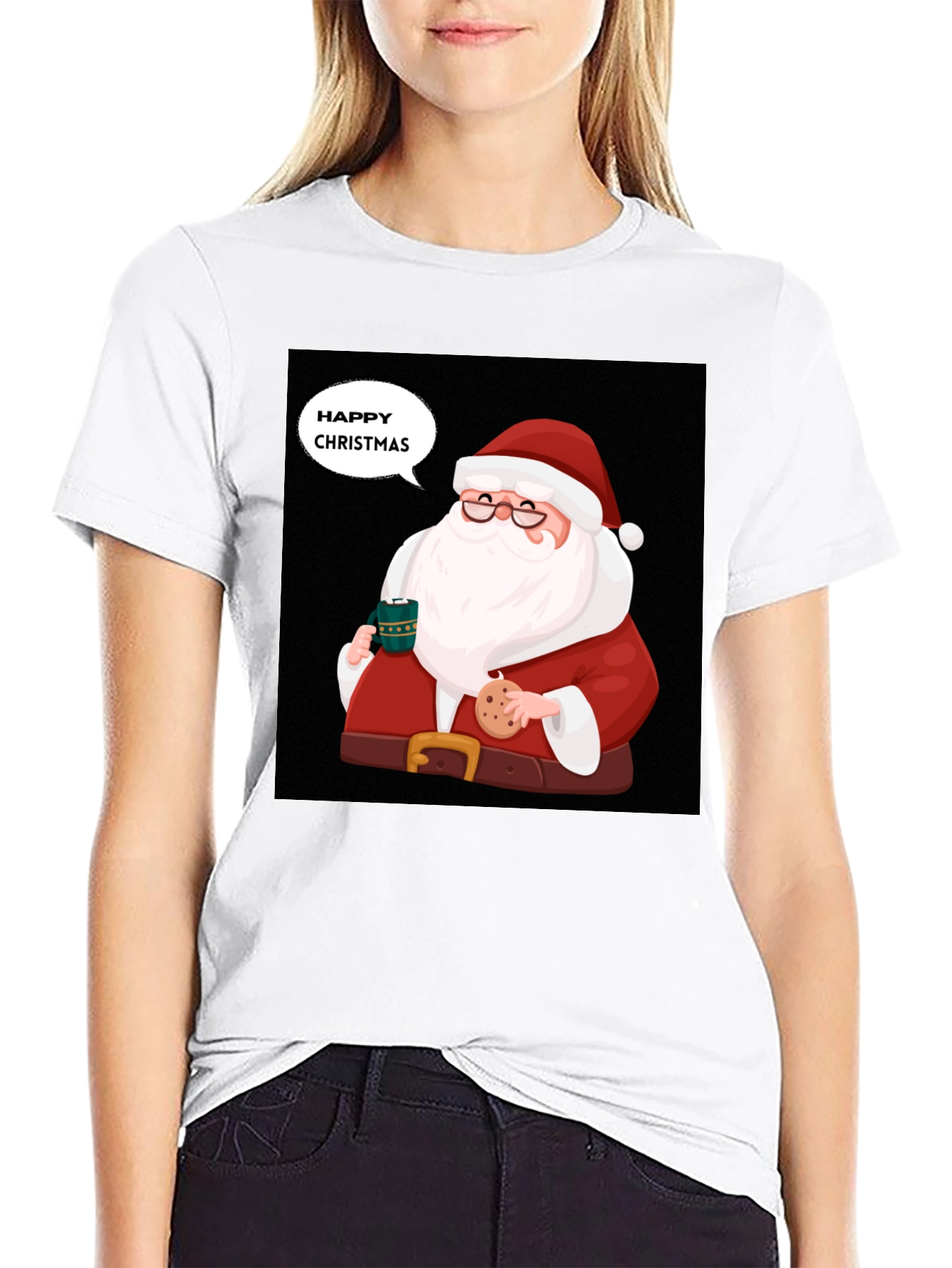 Festive Santa Christmas T-Shirt