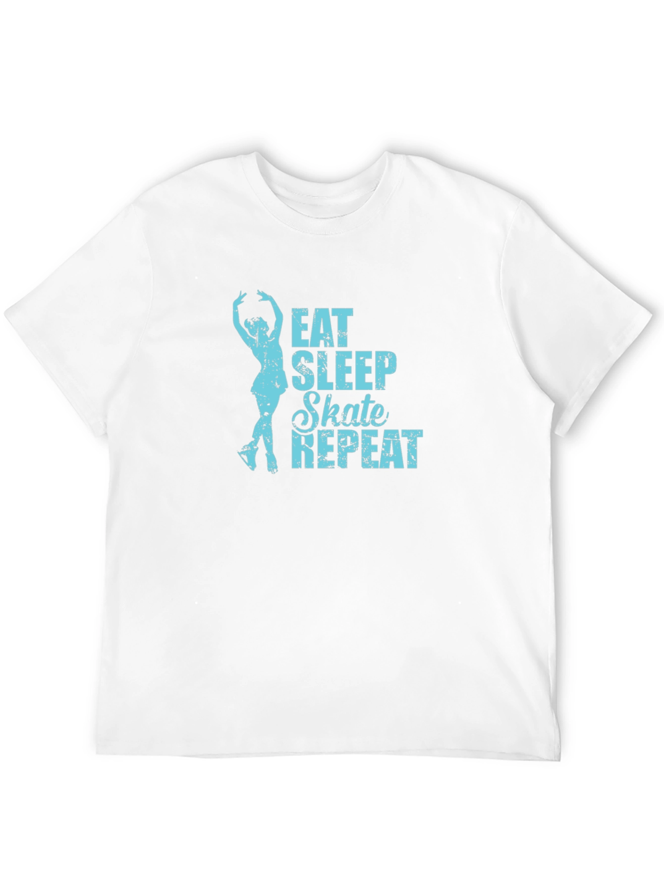 Eat Sleep Skate Repeat Black T-Shirt