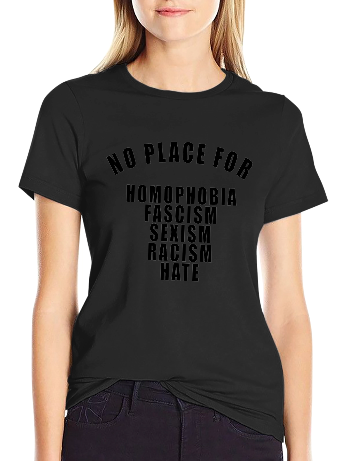 No Place For Hate T-Shirt - Anti-Discrimination Tee