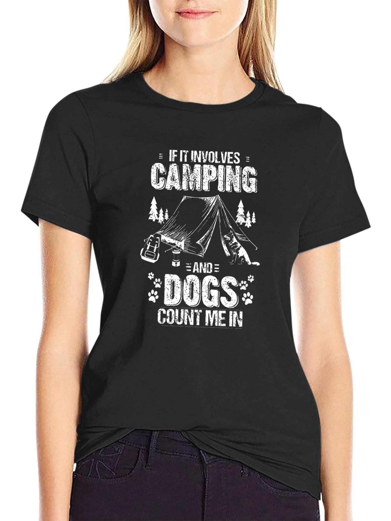 Camping & Dogs T-Shirt: Count Me In!