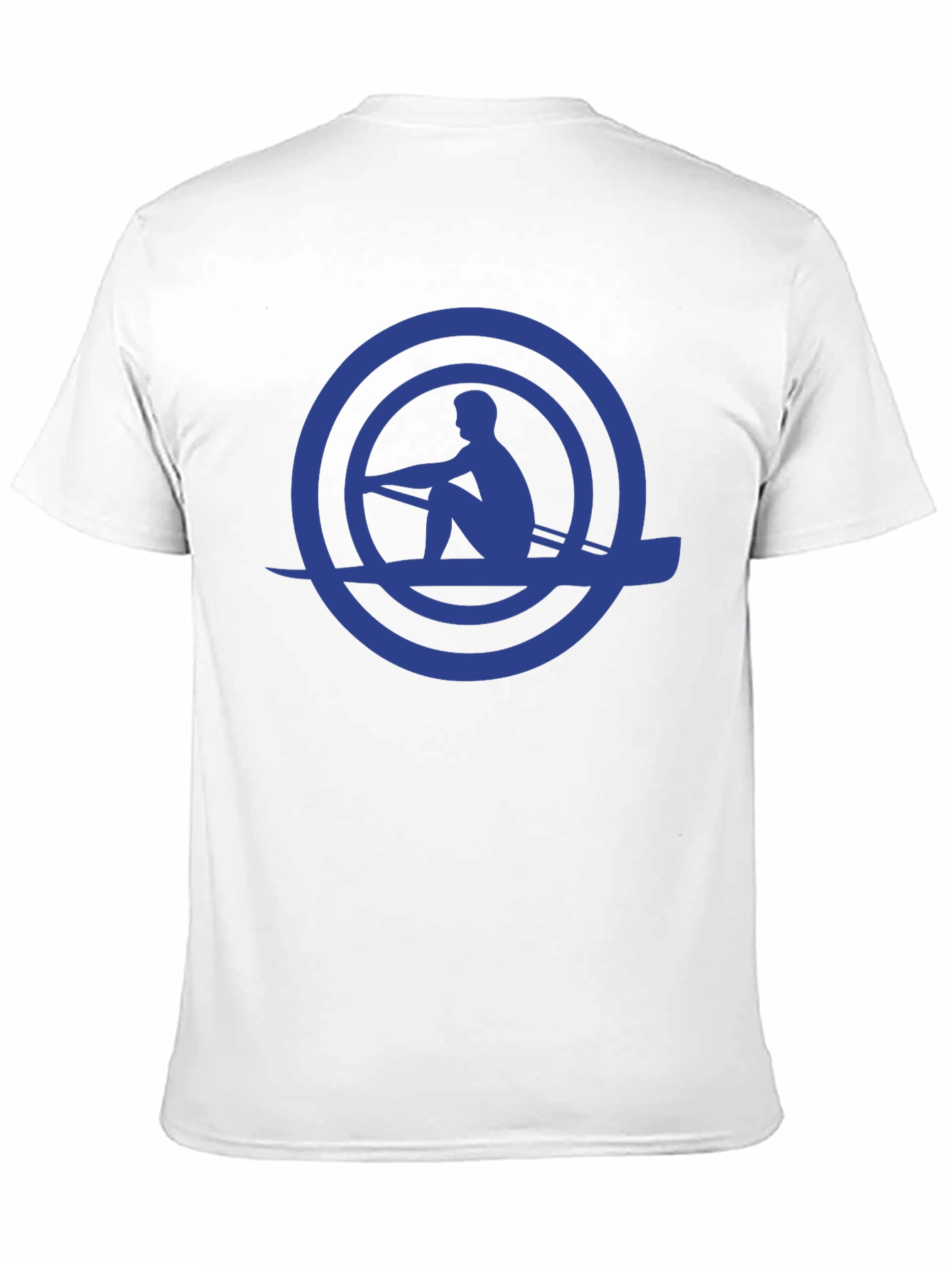 Rowing Silhouette Graphic Tee - Mens Black T-Shirt