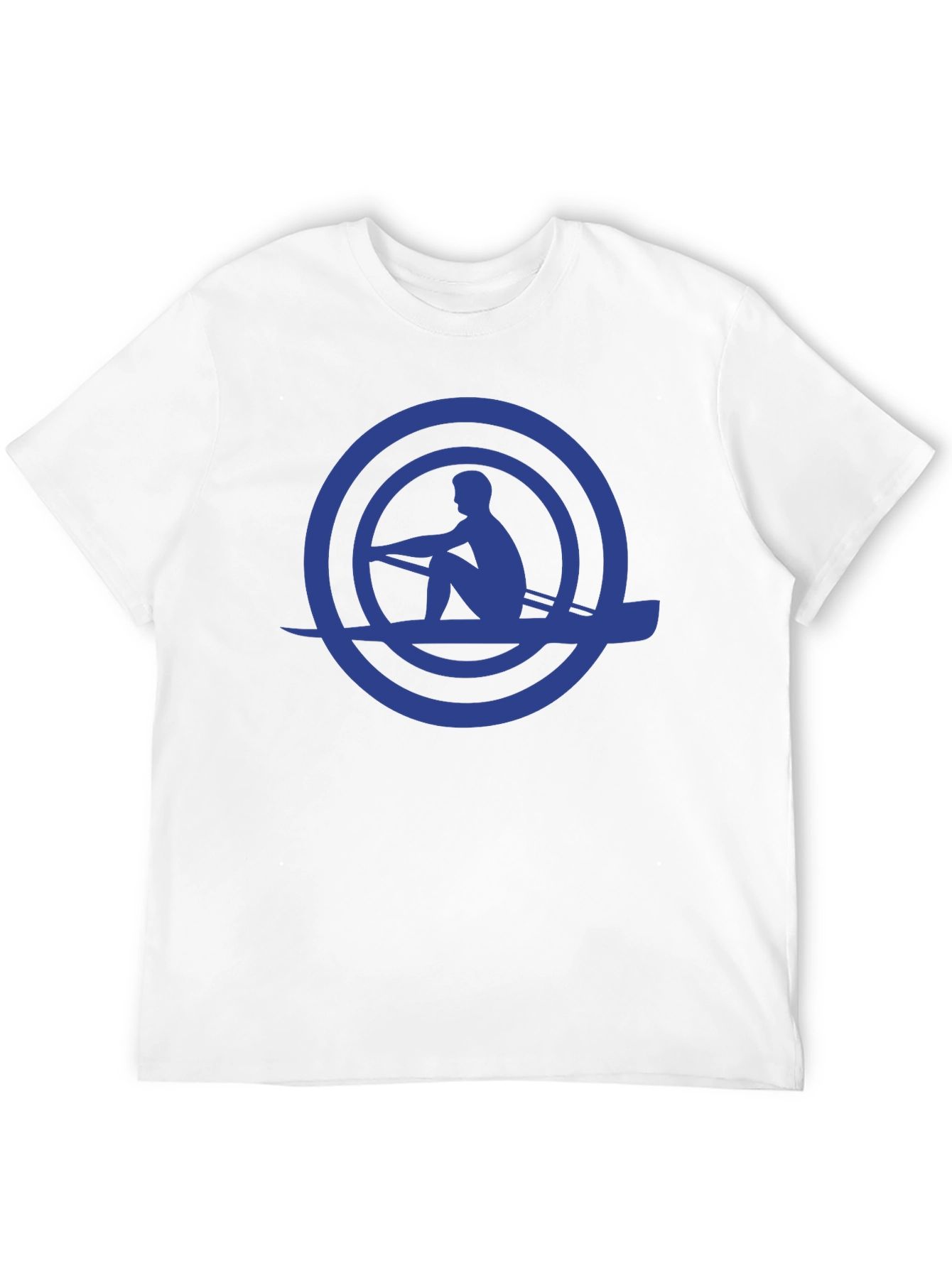 Rowing Silhouette Graphic Tee - Mens Black T-Shirt