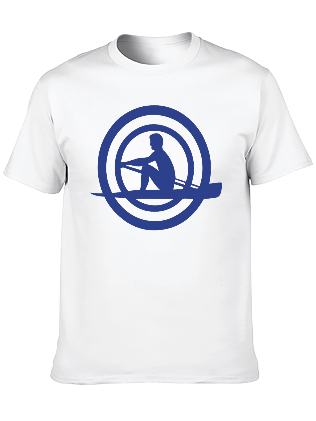 Rowing Silhouette Graphic Tee - Mens Black T-Shirt