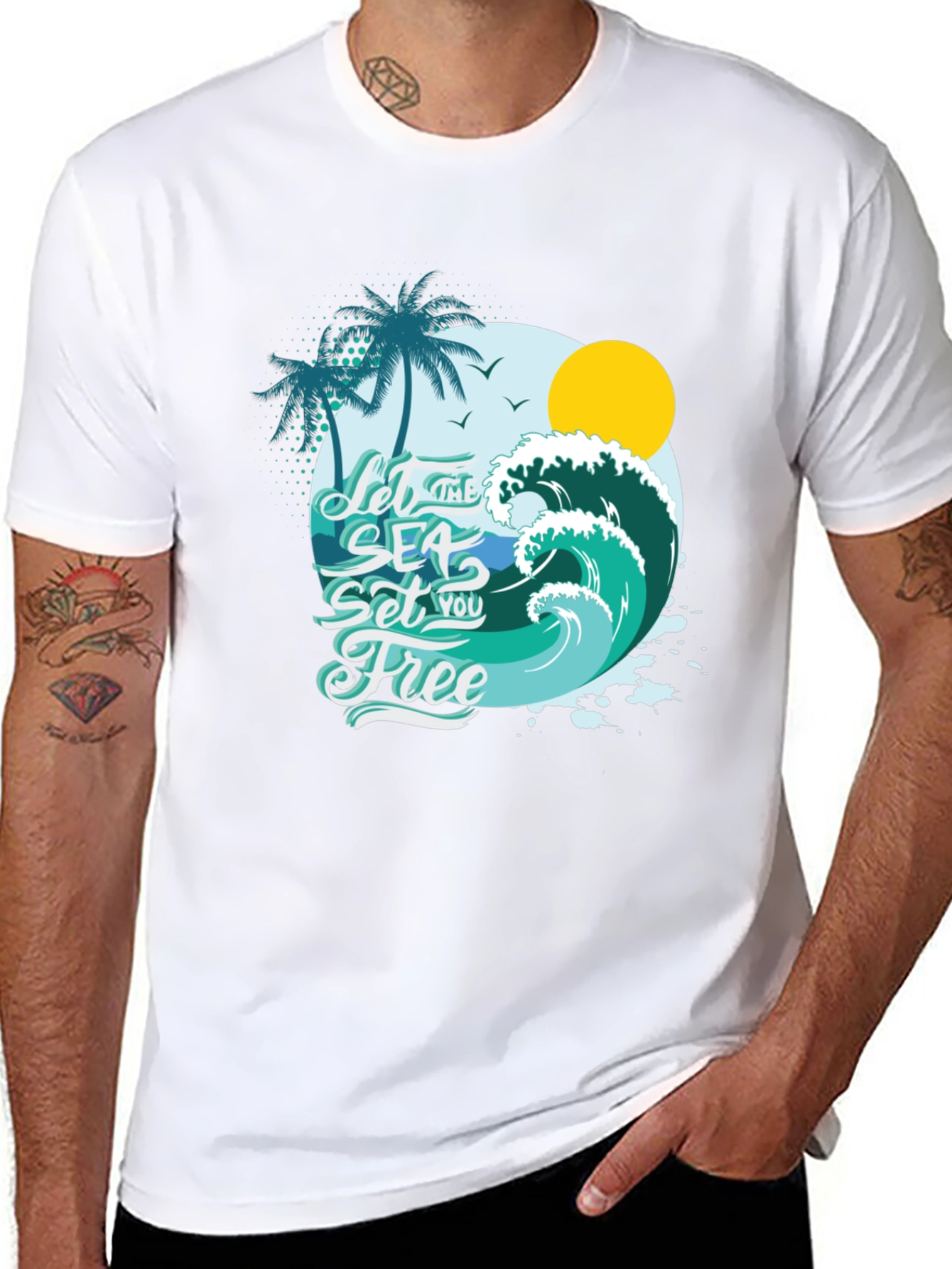 Let the Sea Set You Free Graphic Tee