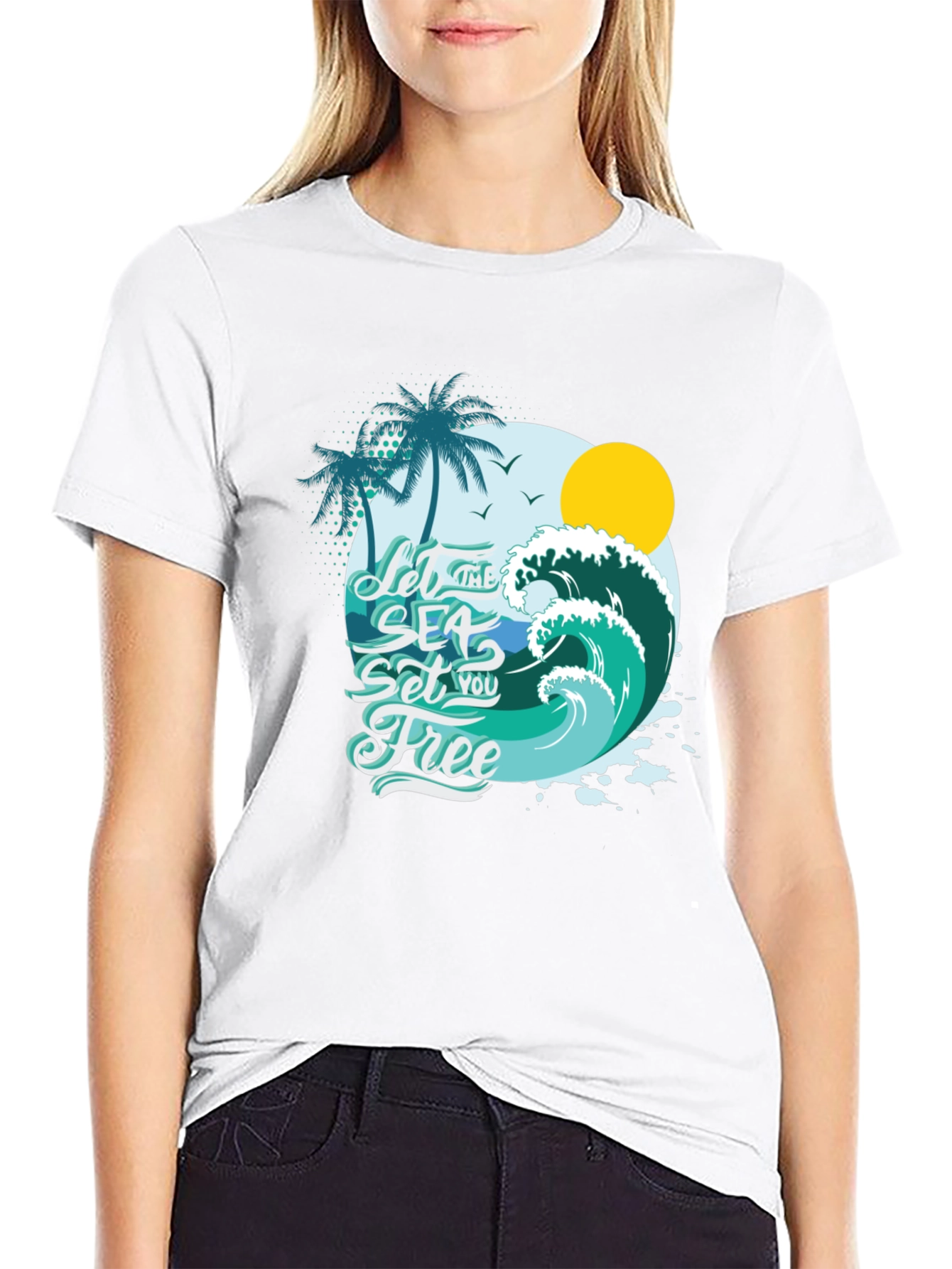 Let the Sea Set You Free Graphic Tee