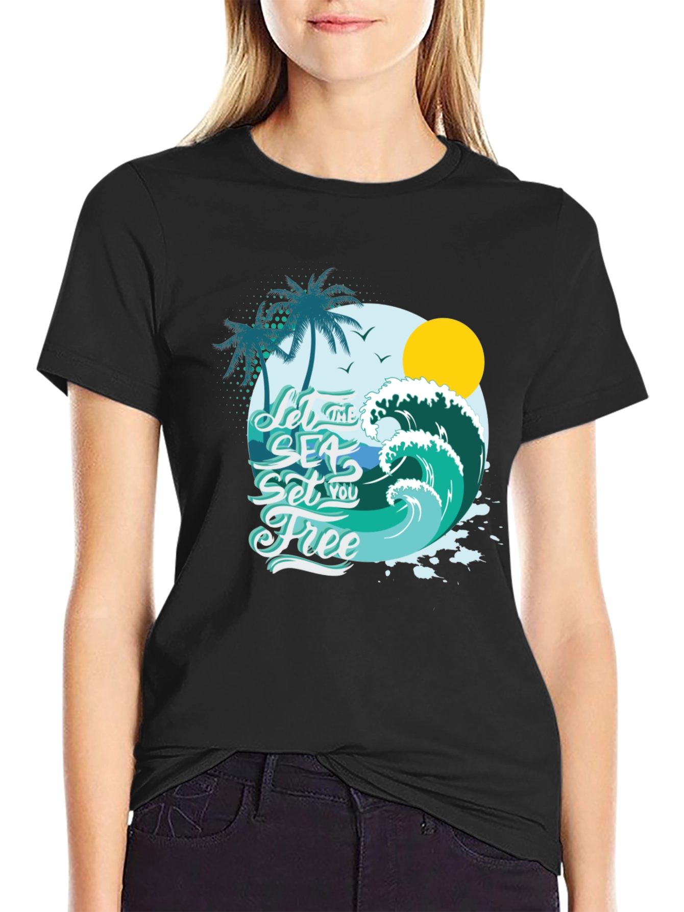 Let the Sea Set You Free Graphic Tee