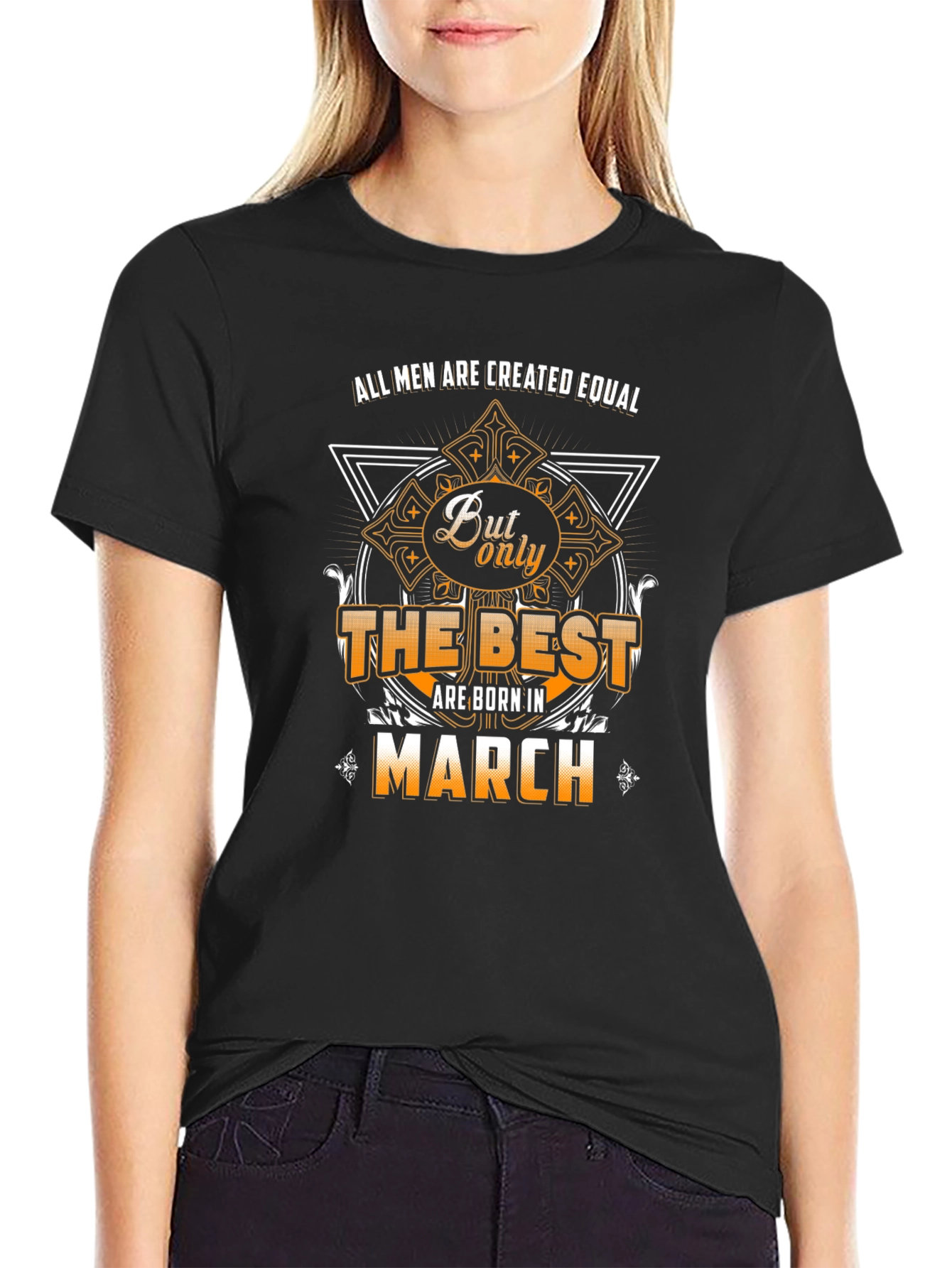 Men Born in March Graphic Tee