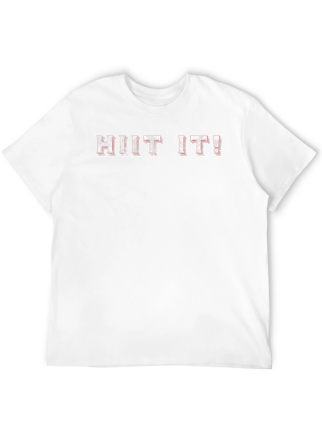 Mens HIT IT! Graphic Print Black T-Shirt