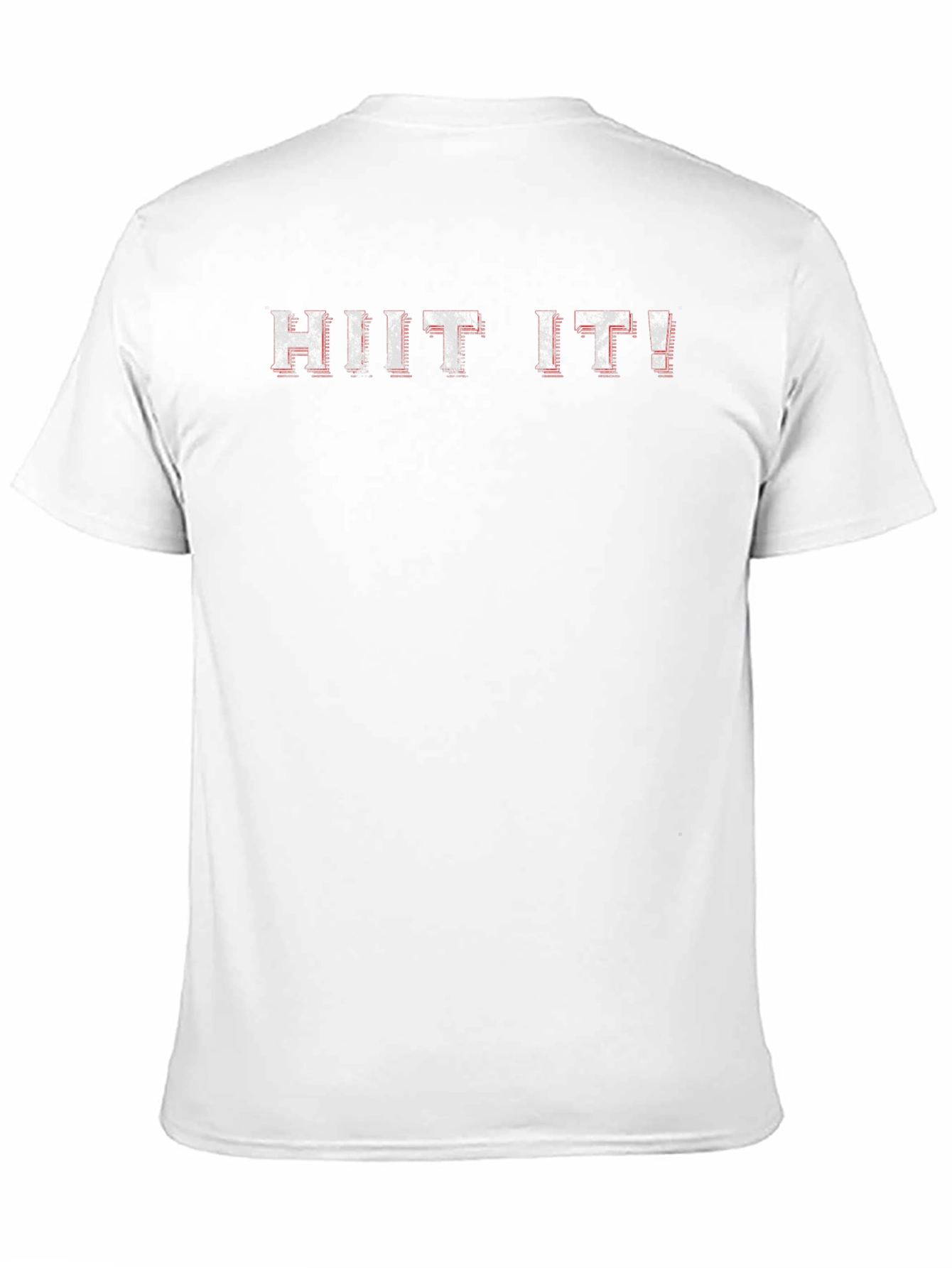 Mens HIT IT! Graphic Print Black T-Shirt