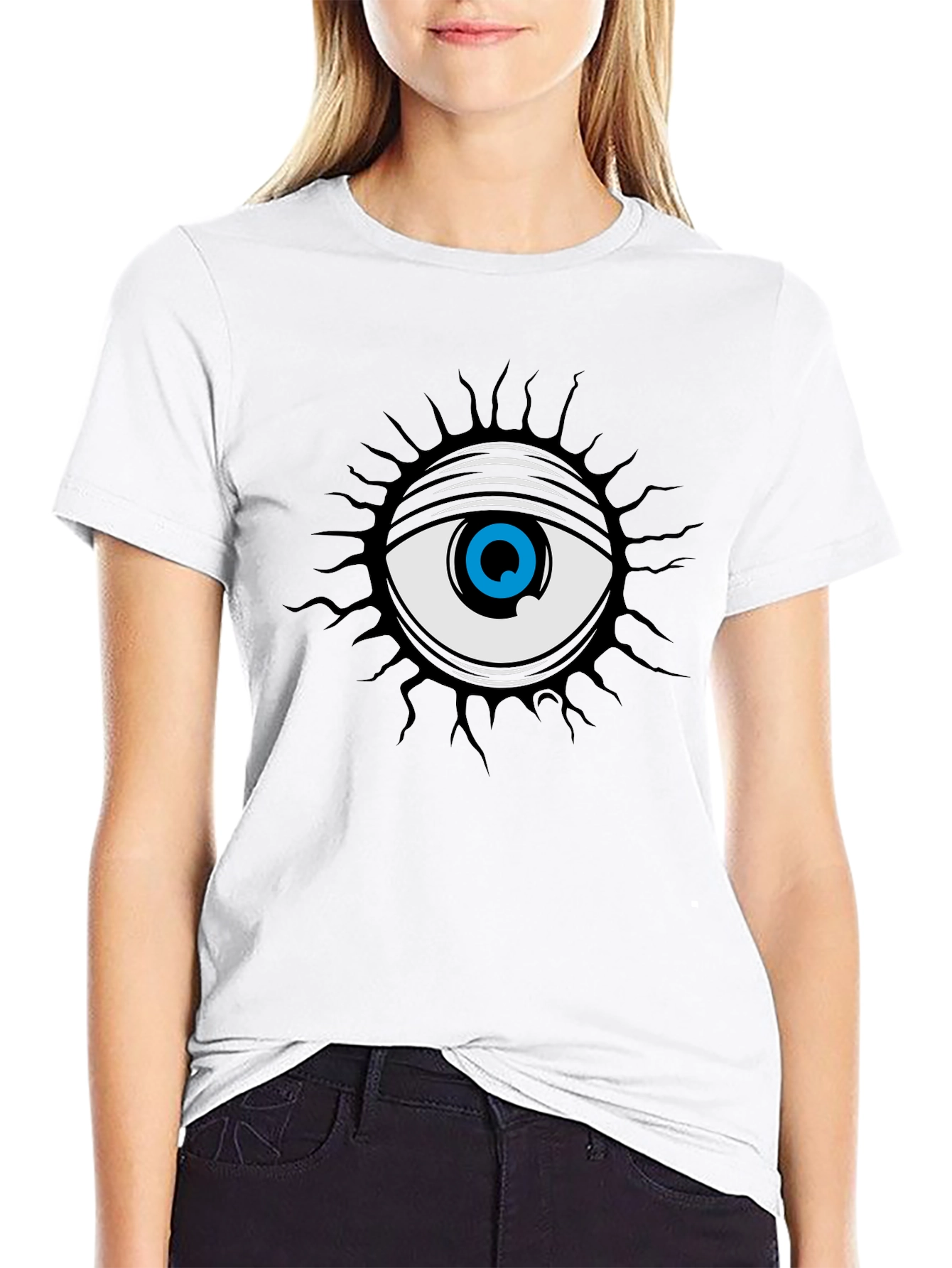 All Seeing Eye Graphic Tee - Black