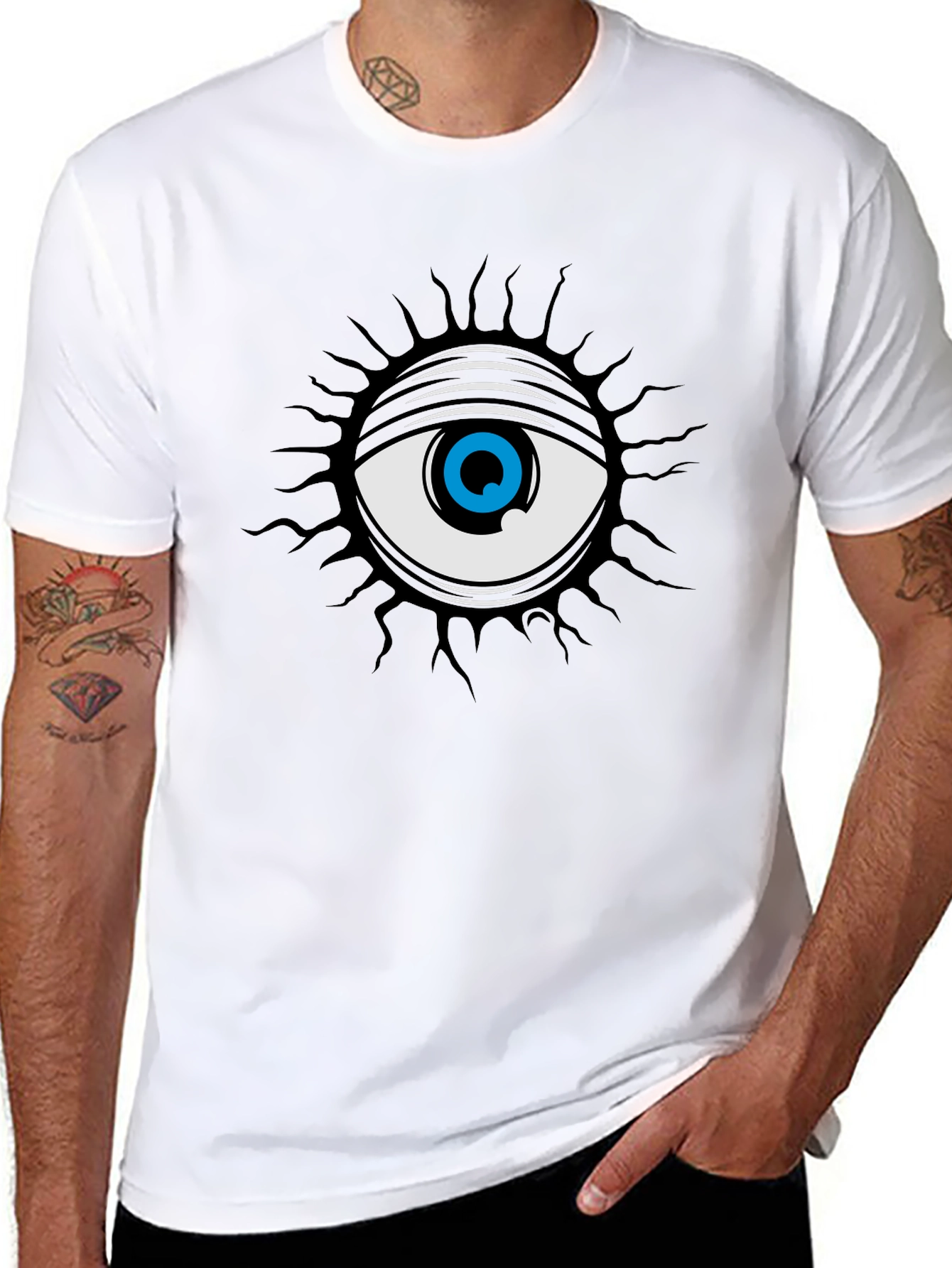 All Seeing Eye Graphic Tee - Black