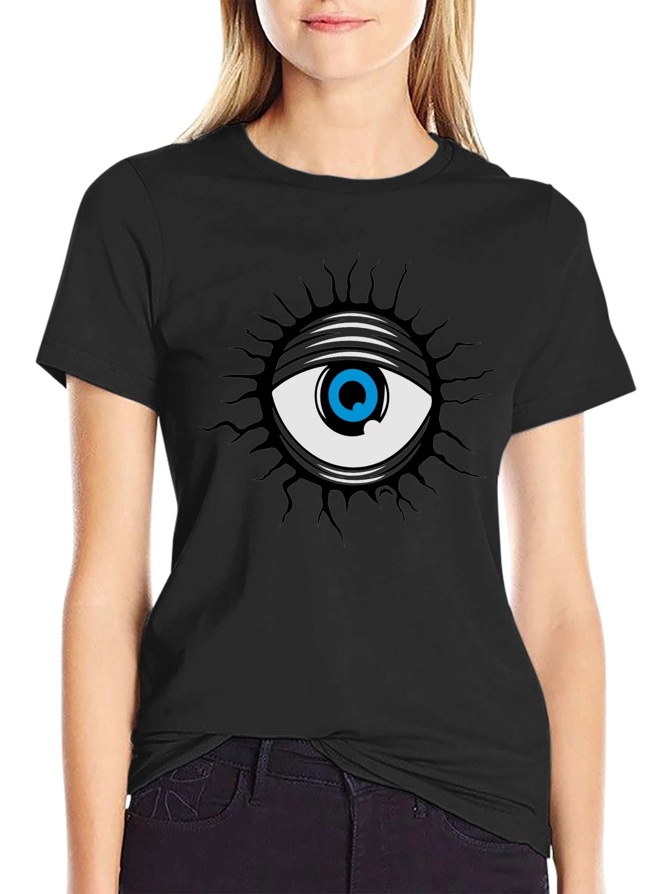 All Seeing Eye Graphic Tee - Black