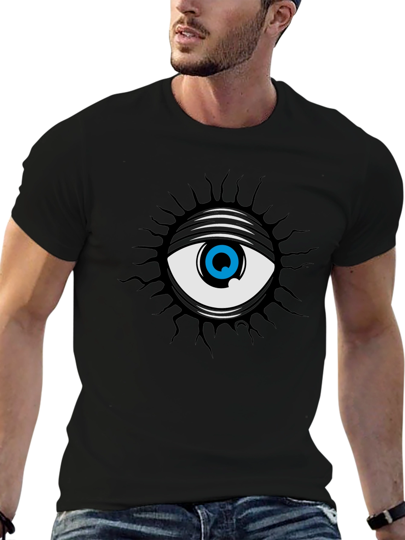 All Seeing Eye Graphic Tee - Black