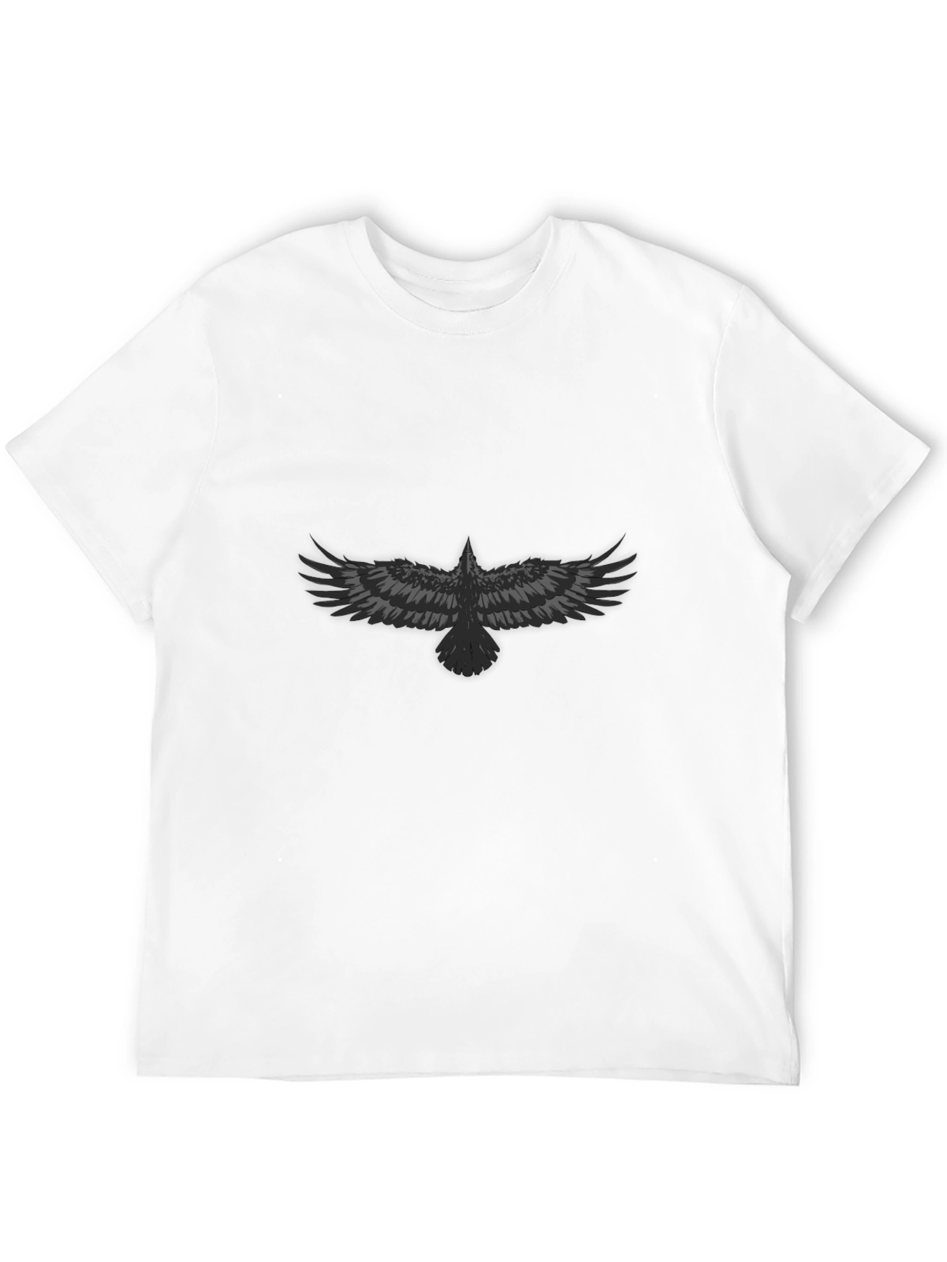 Raven Graphic Black T-Shirt