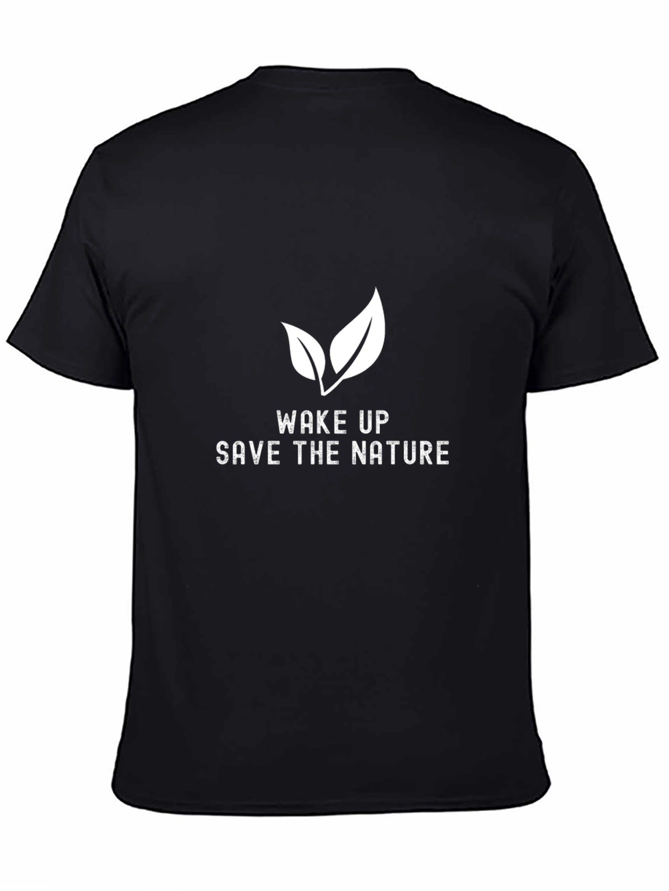 Eco-Friendly Wake Up Save Nature Graphic Tee