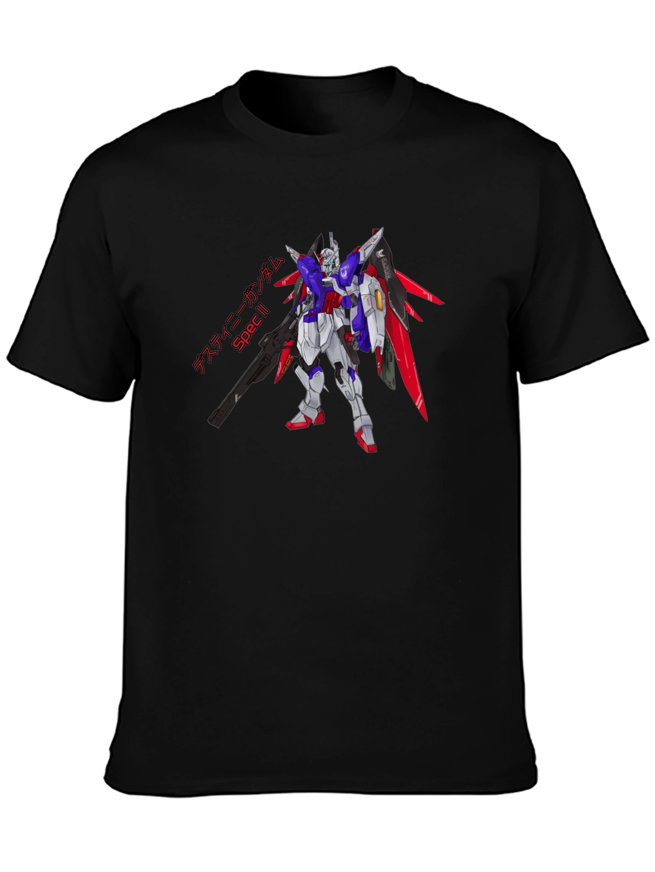 Destiny Gundam Spec II Black T-Shirt
