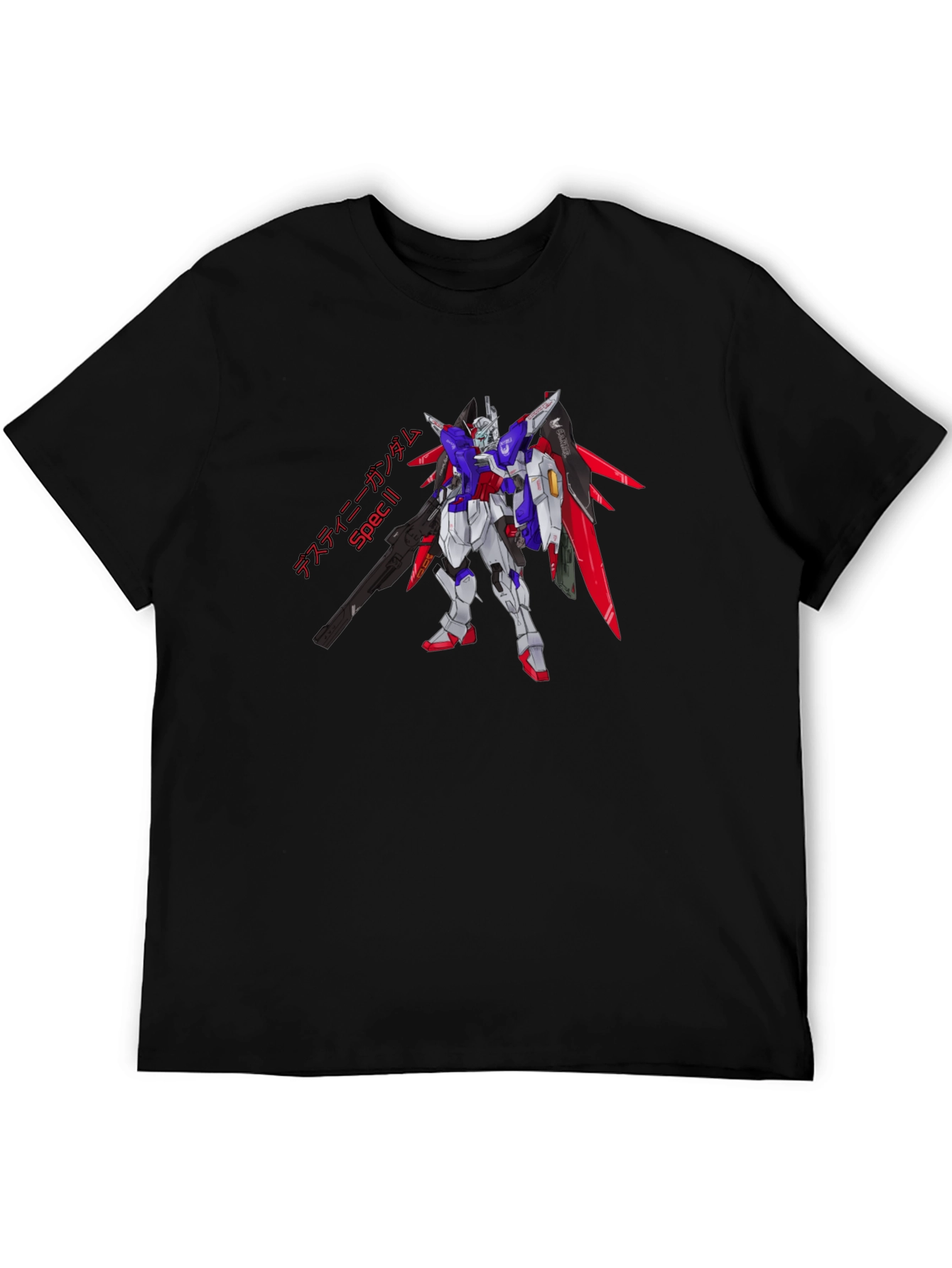 Destiny Gundam Spec II Black T-Shirt