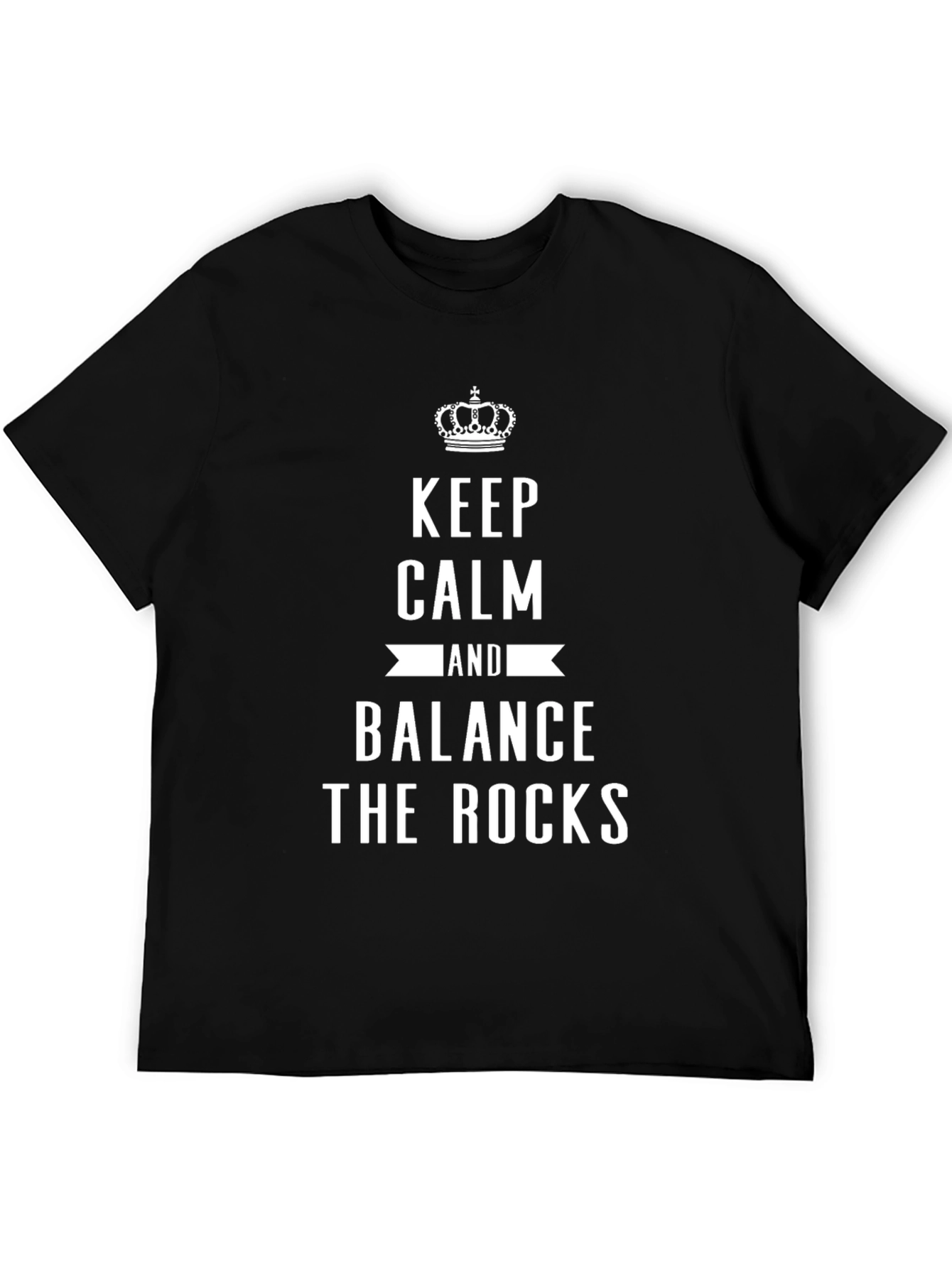 Keep Calm and Balance the Rocks Graphic Tee