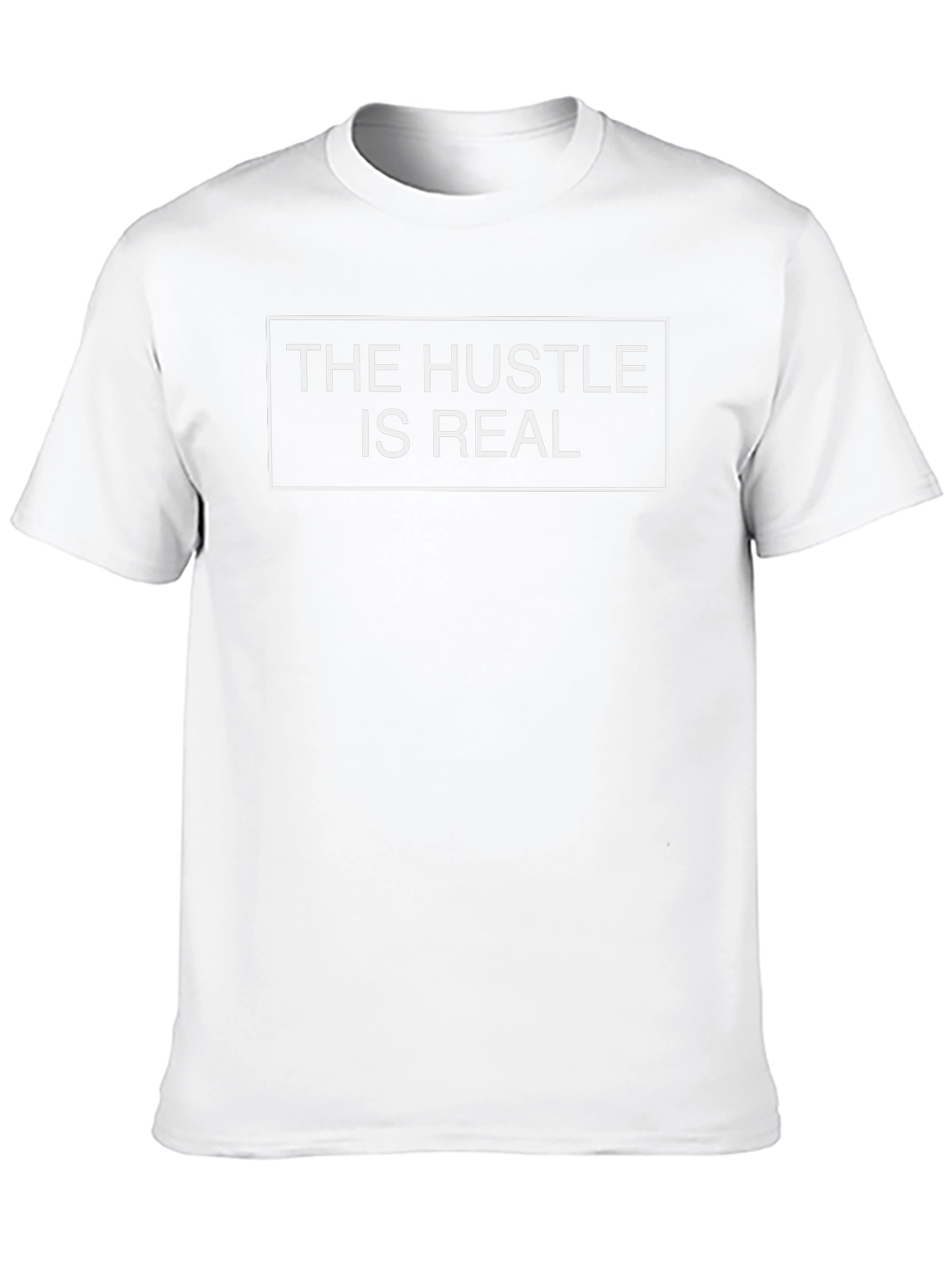 The Hustle Is Real Graphic Tee - Black