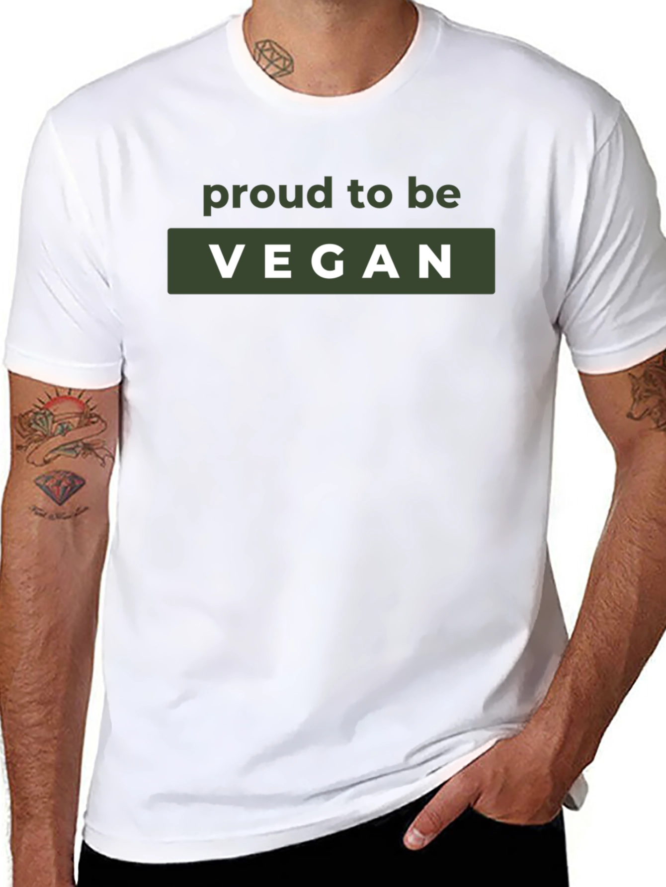 Proud Vegan Graphic T-Shirt - Unisex