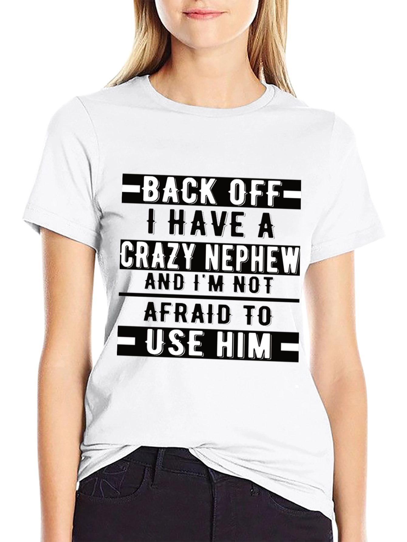 Crazy Nephew Graphic Tee - Funny Uncle/Aunt Shirt