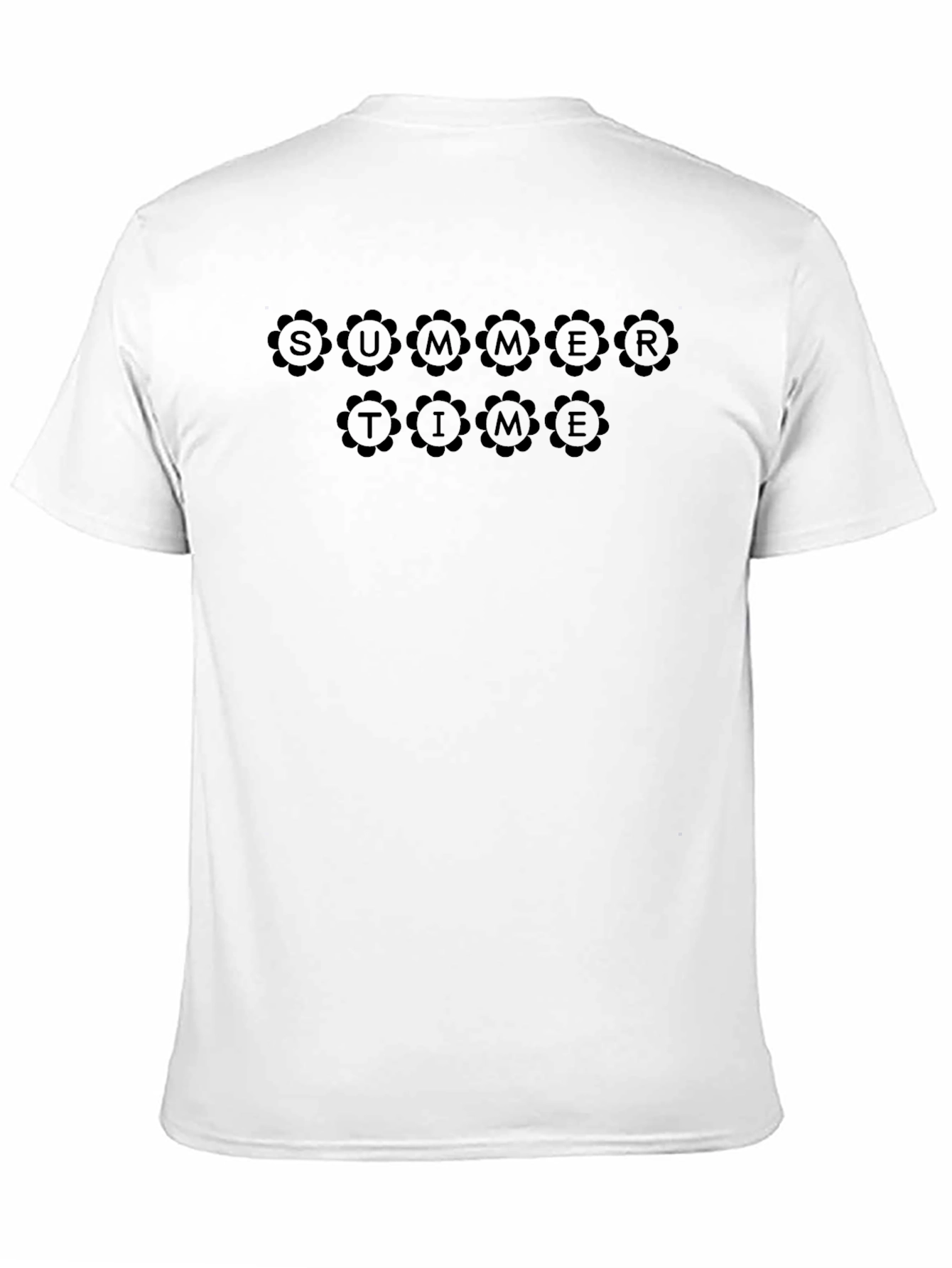 Summer Time Black Graphic Tee