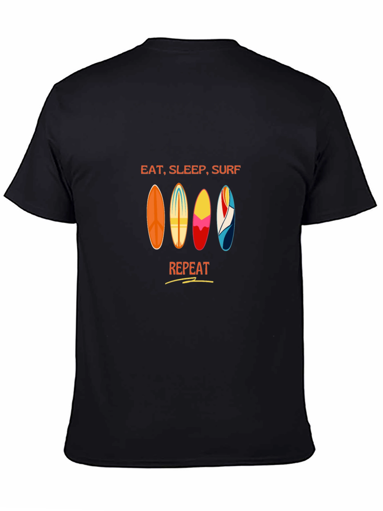Eat Sleep Surf Repeat Graphic Tee