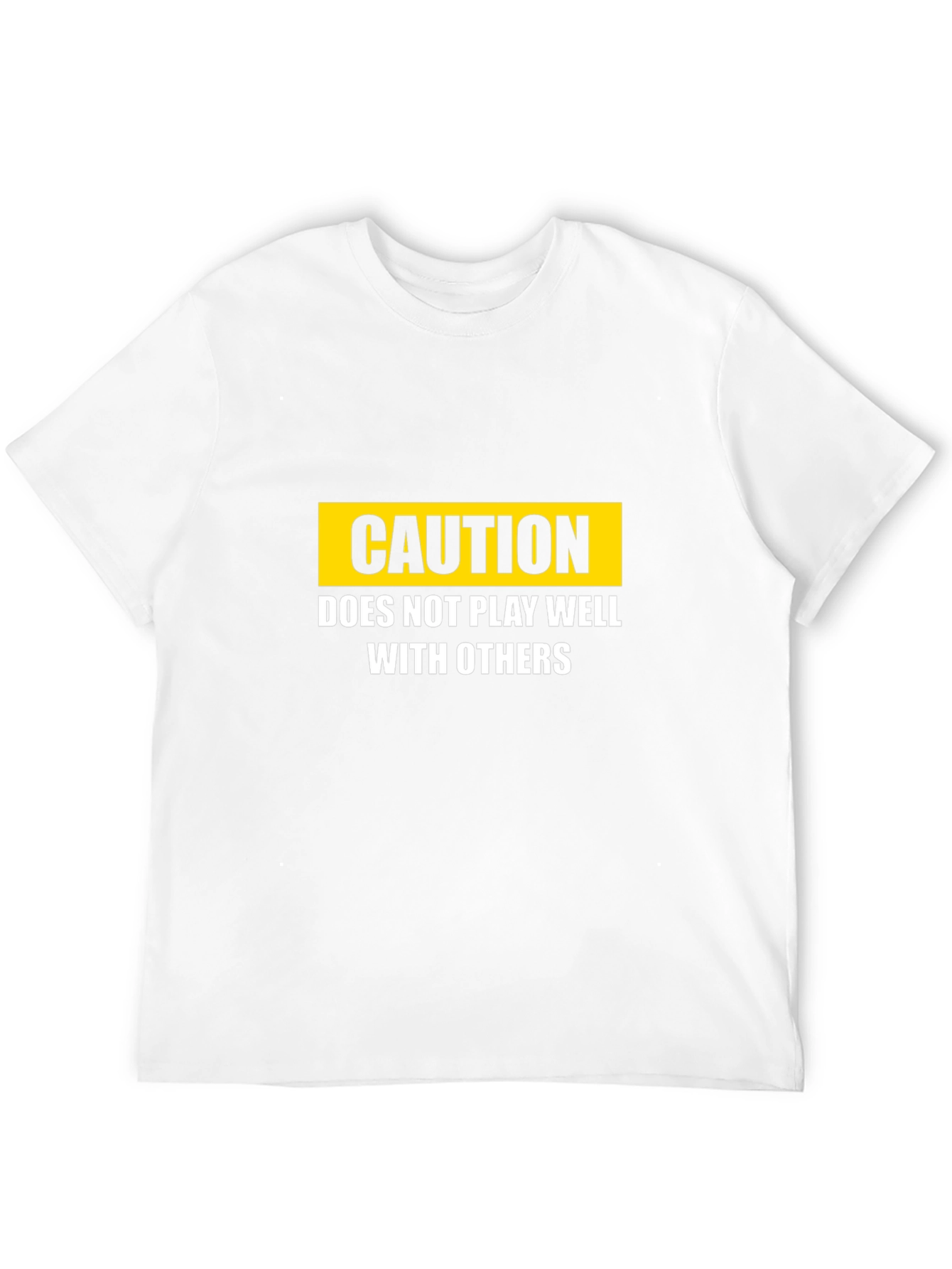 Caution: Doesnt Play Well With Others Graphic Tee