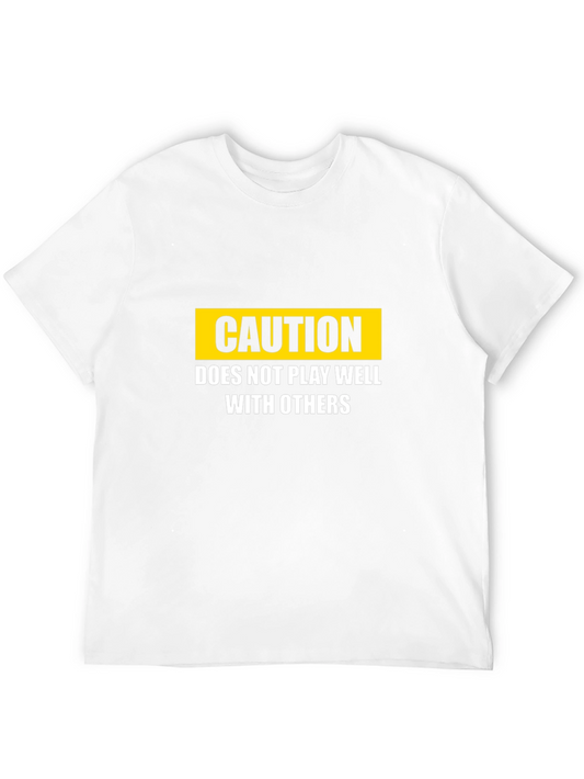 Caution: Doesnt Play Well With Others Graphic Tee