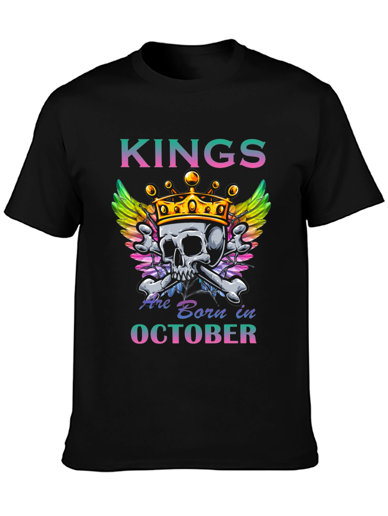 Kings Born In October T-Shirt