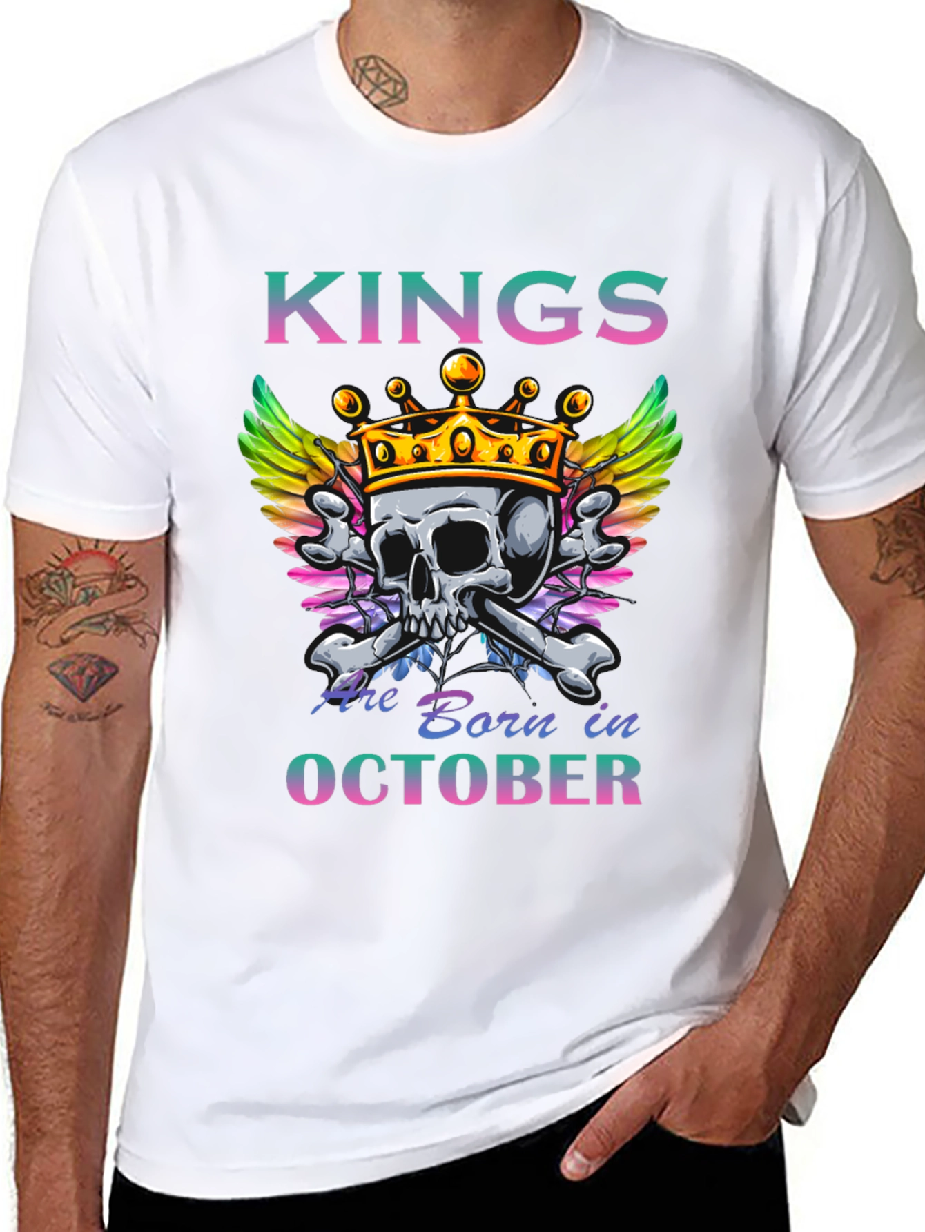 Kings Born In October T-Shirt