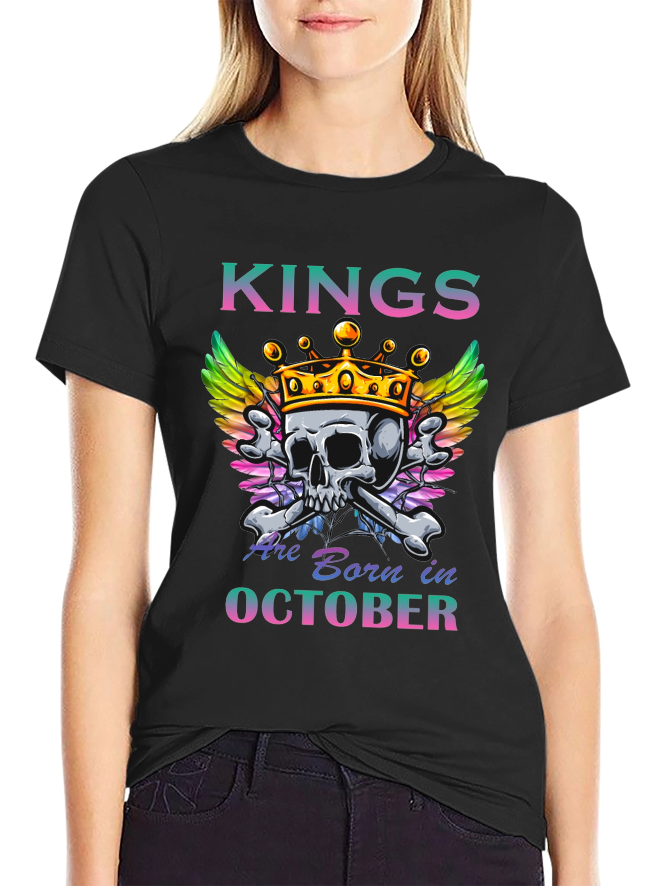 Kings Born In October T-Shirt