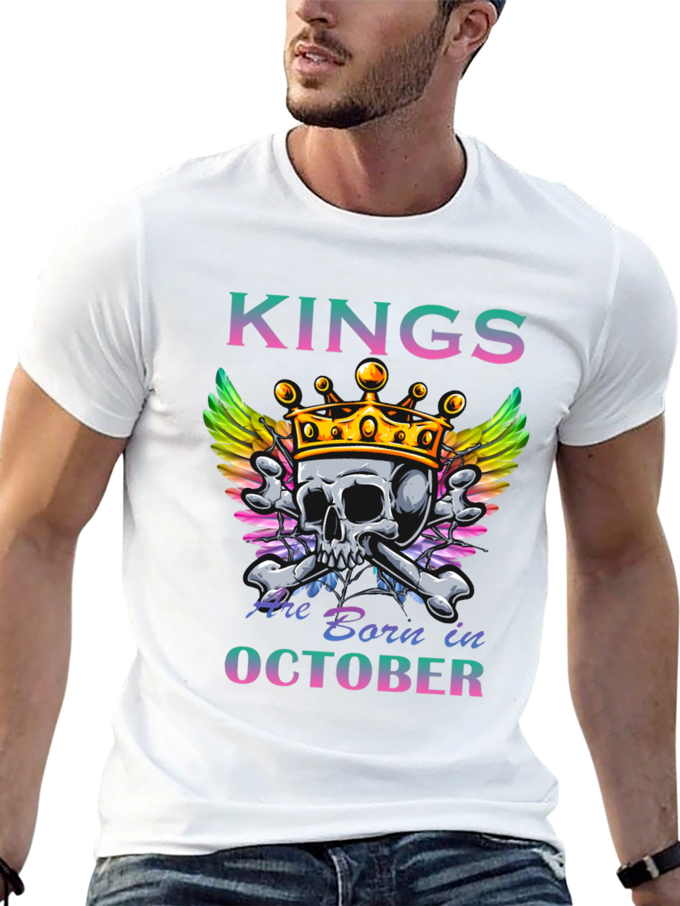 Kings Born In October T-Shirt