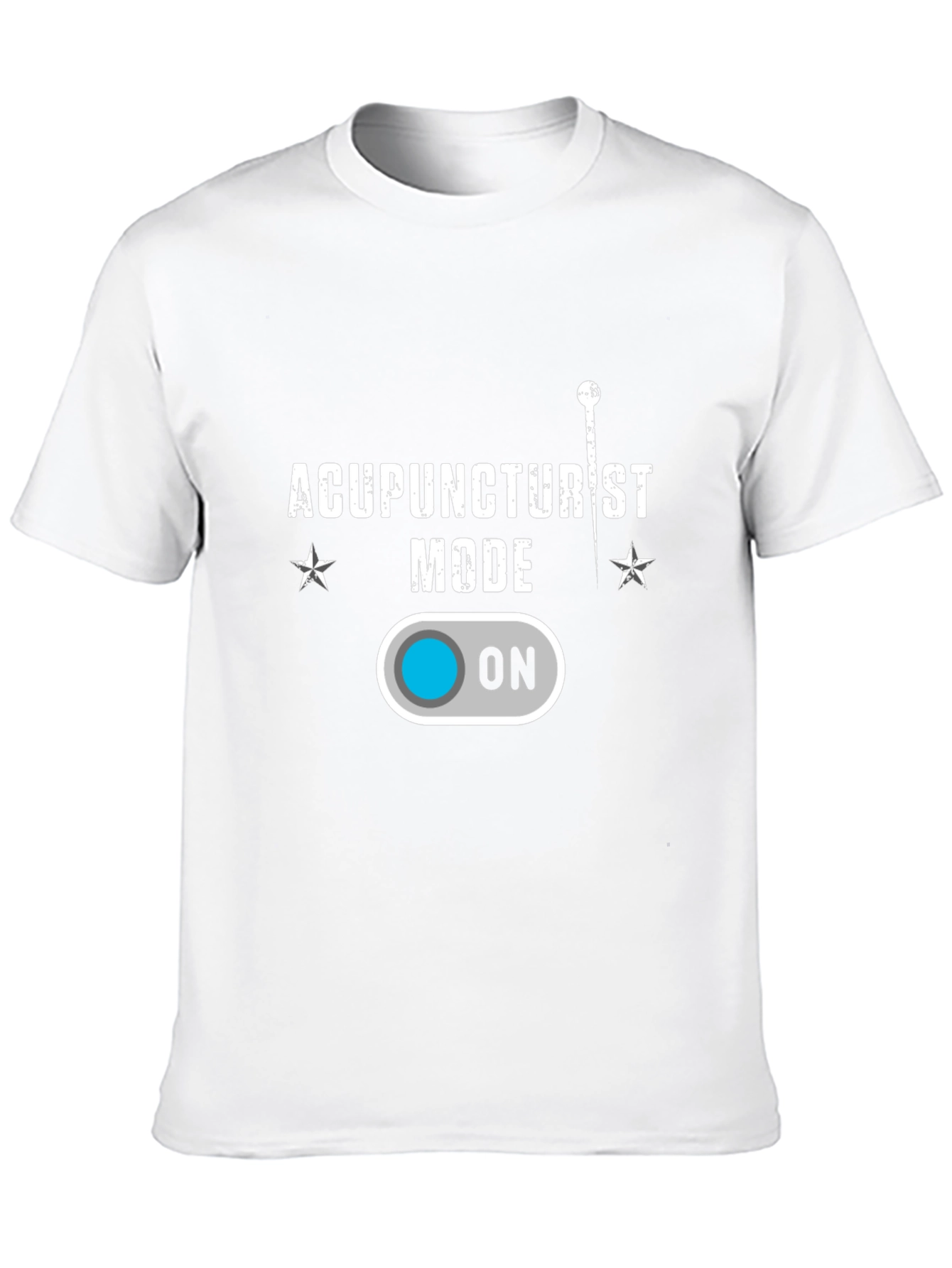 Acupuncturist Mode On Black T-Shirt