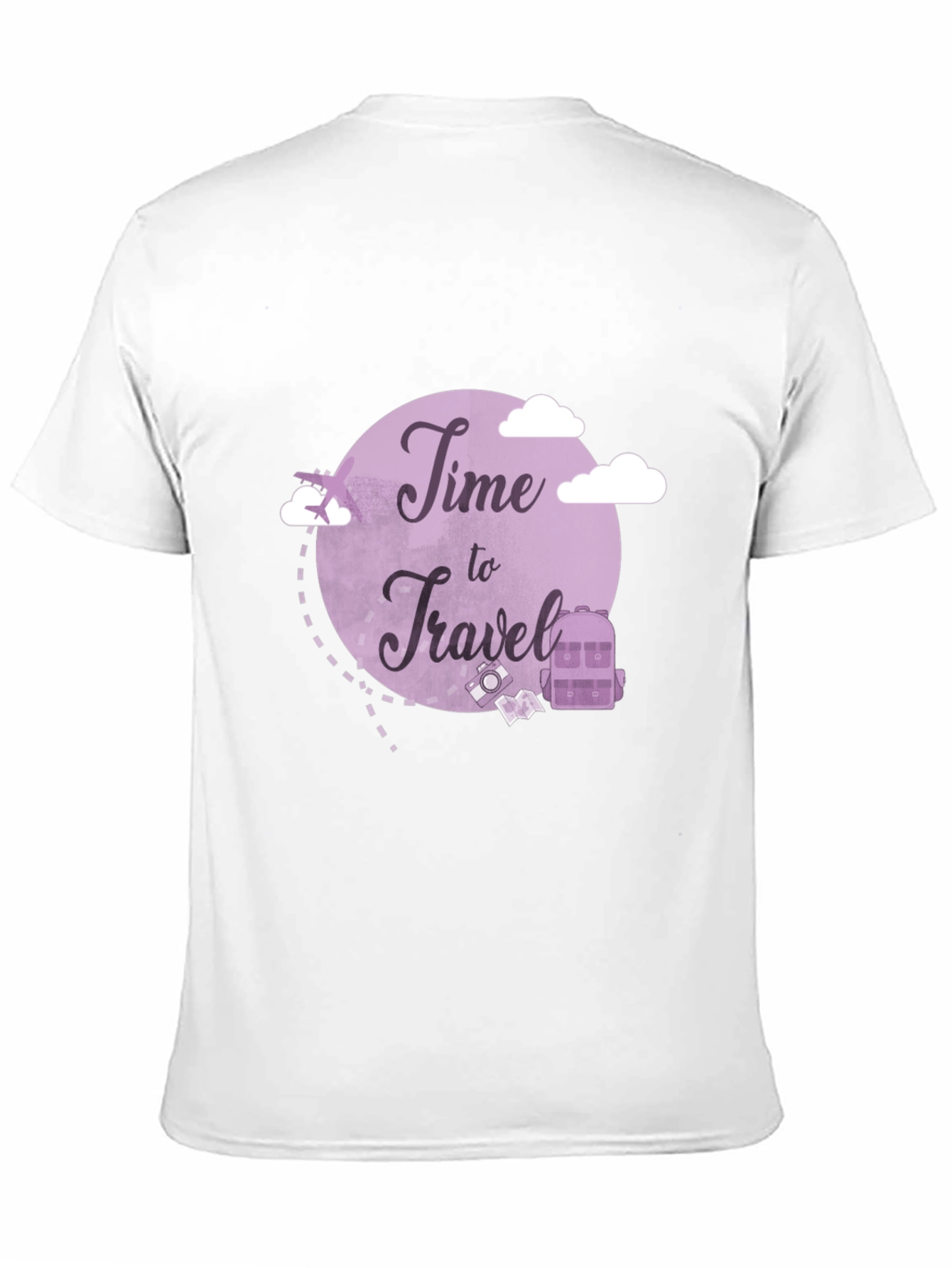 Time to Travel Graphic Tee - Black
