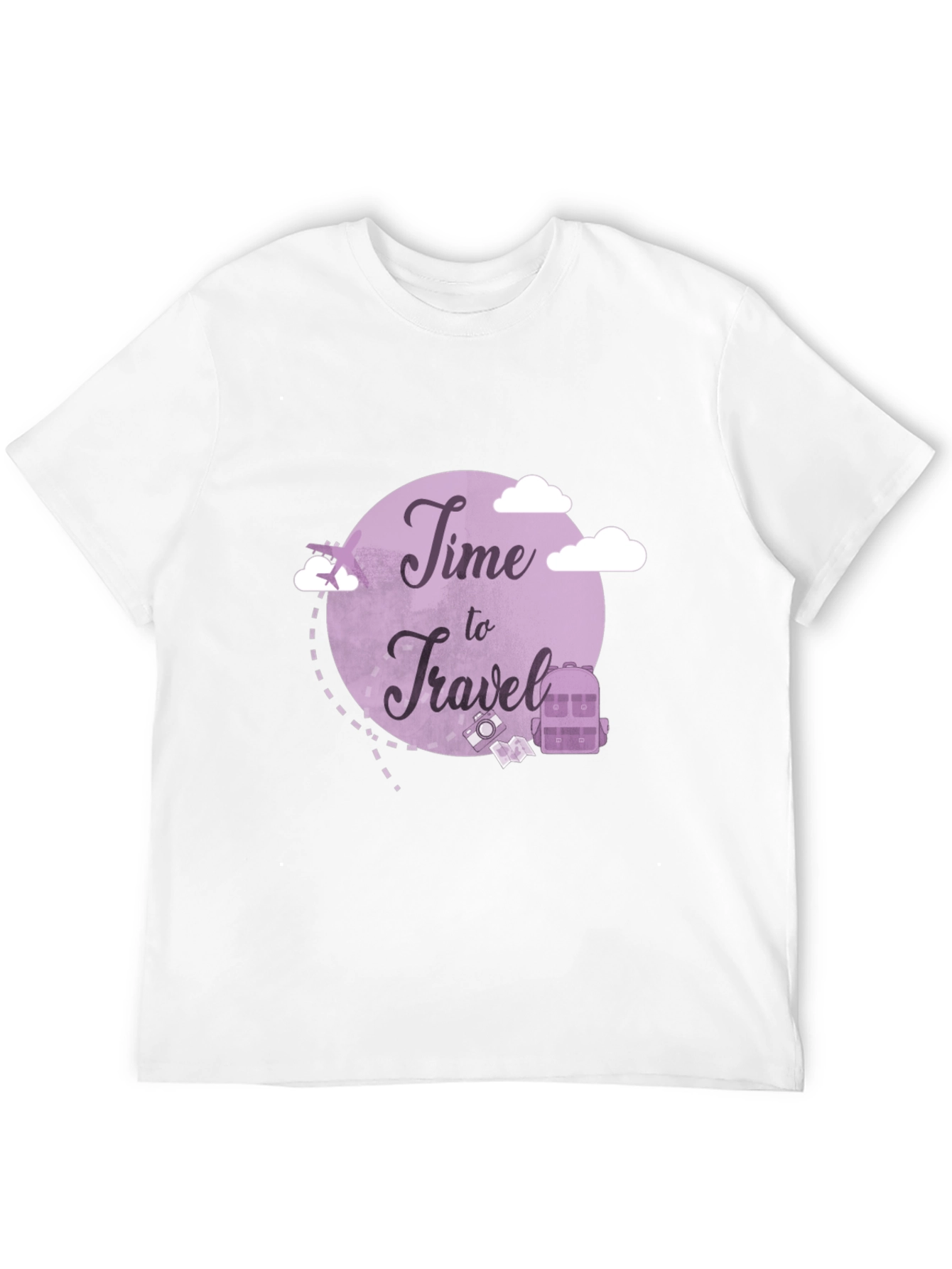 Time to Travel Graphic Tee - Black