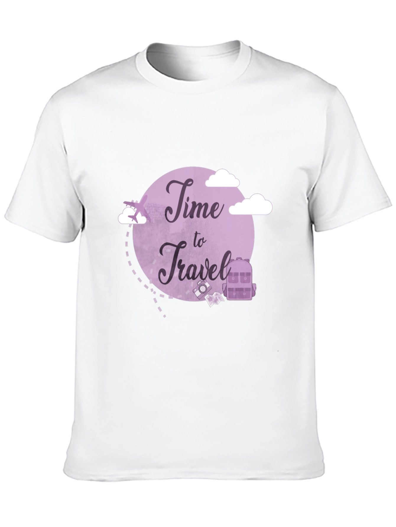 Time to Travel Graphic Tee - Black