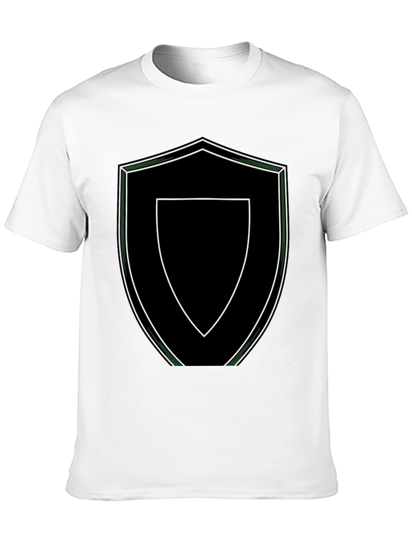 Shield Graphic Tee - Black Stylish T-Shirt
