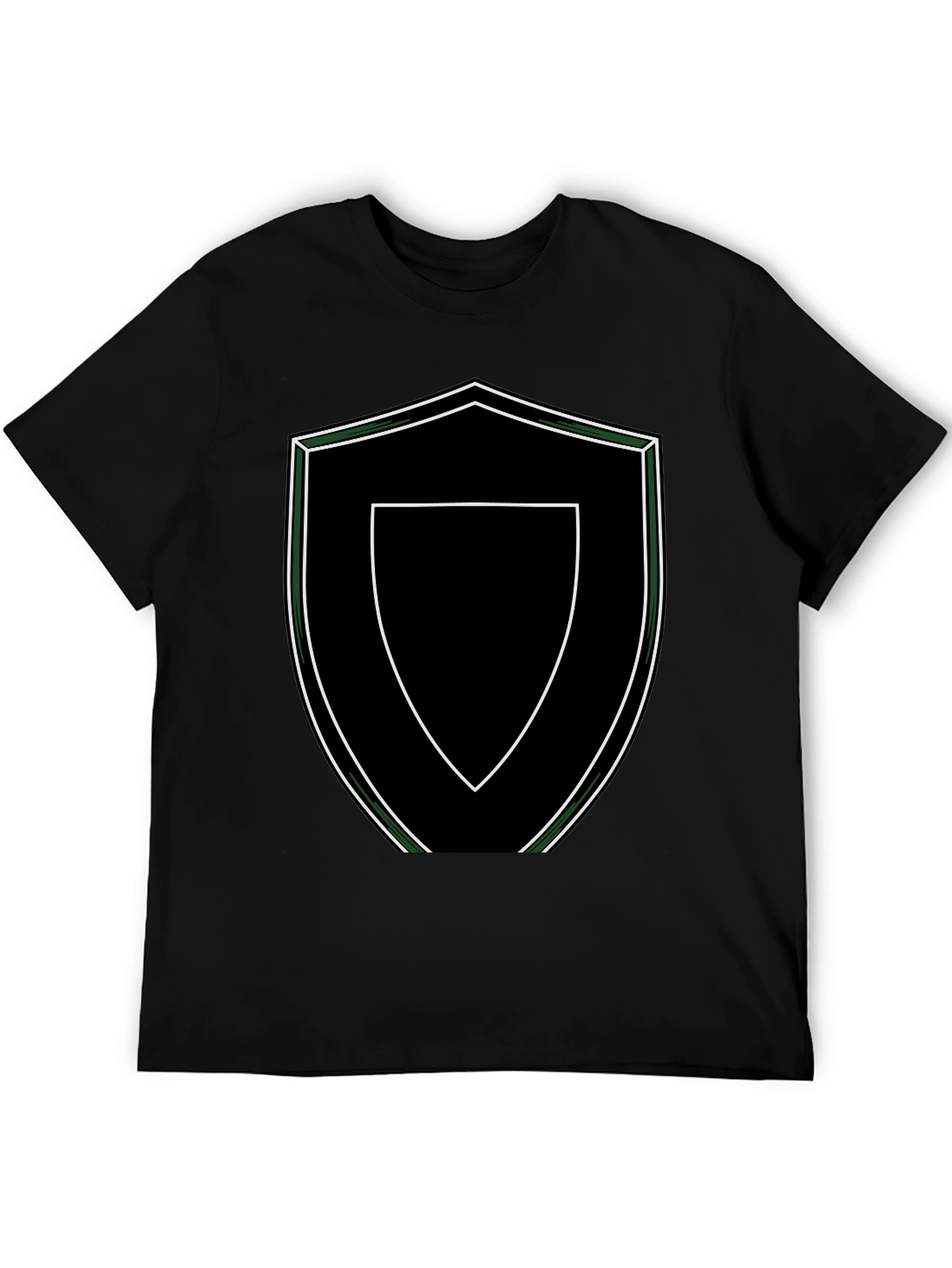Shield Graphic Tee - Black Stylish T-Shirt